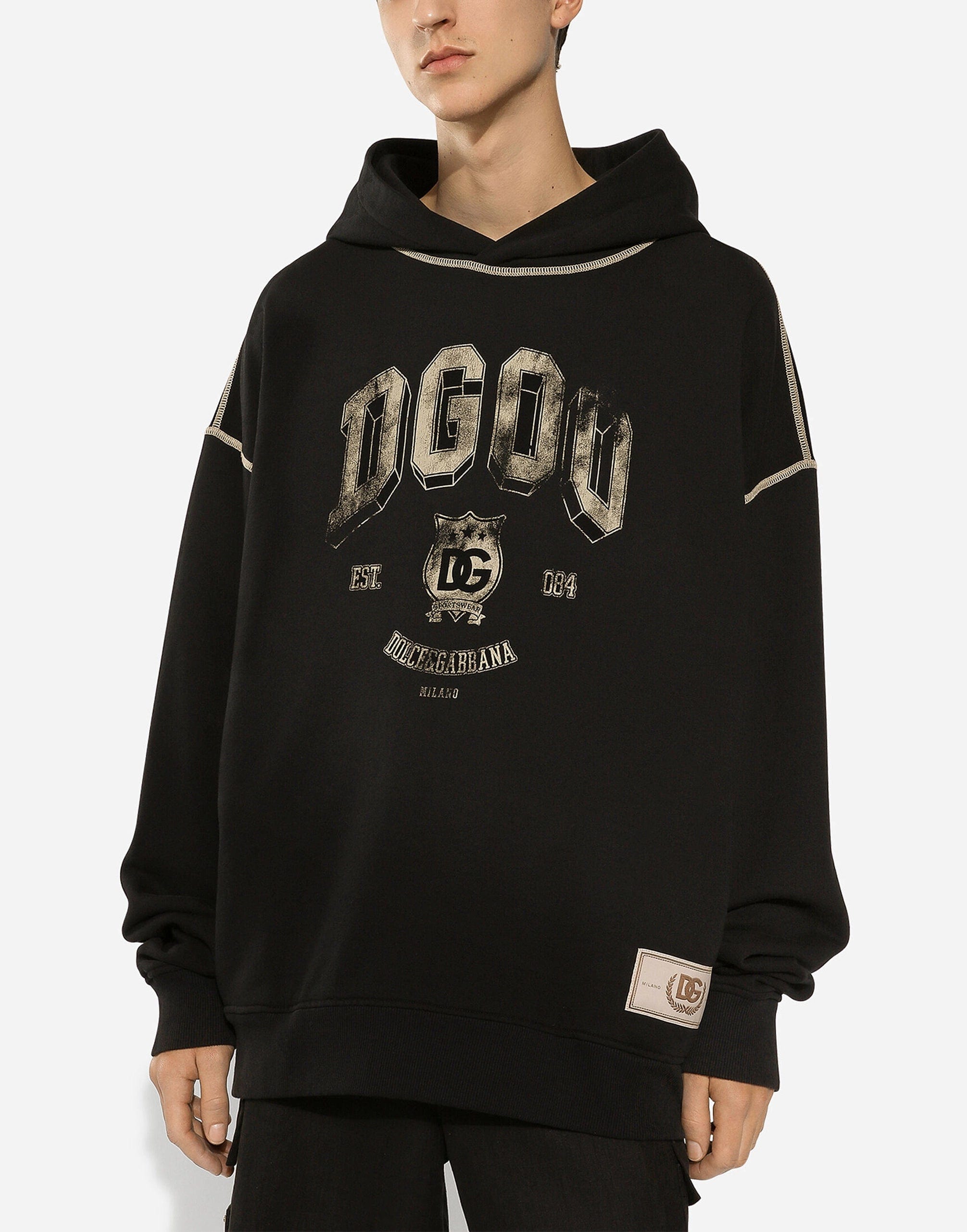 Dolce & Gabbana Oversized Hoodie With Logo