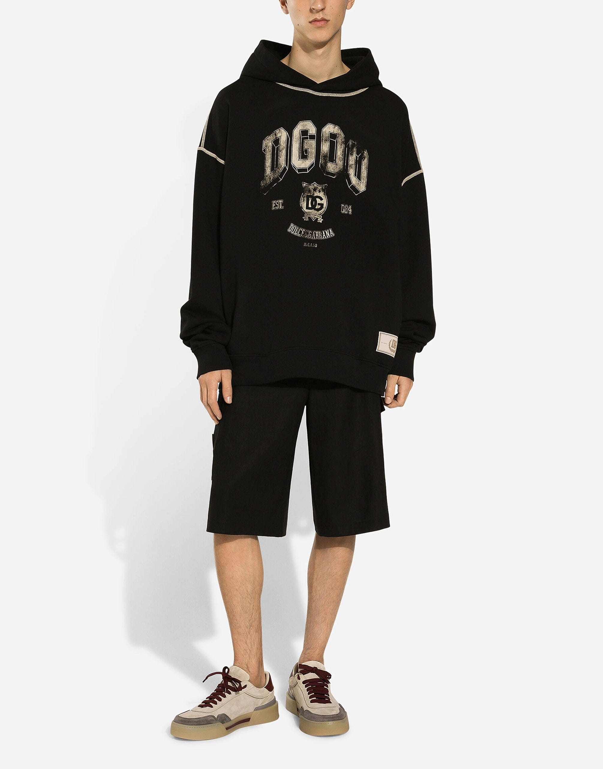 Dolce & Gabbana Oversized Hoodie With Logo