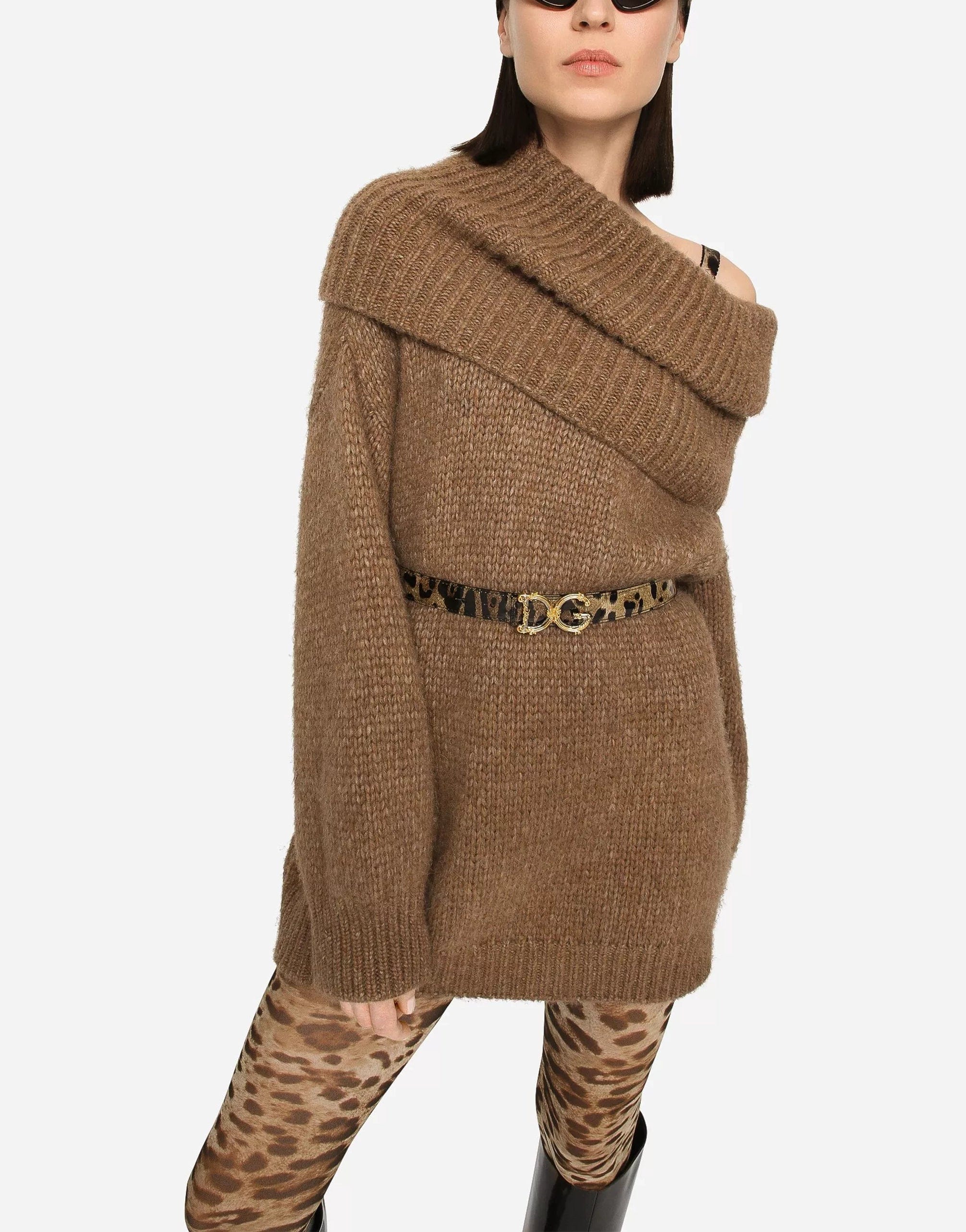 Dolce & Gabbana Oversized Llama Wool Sweater