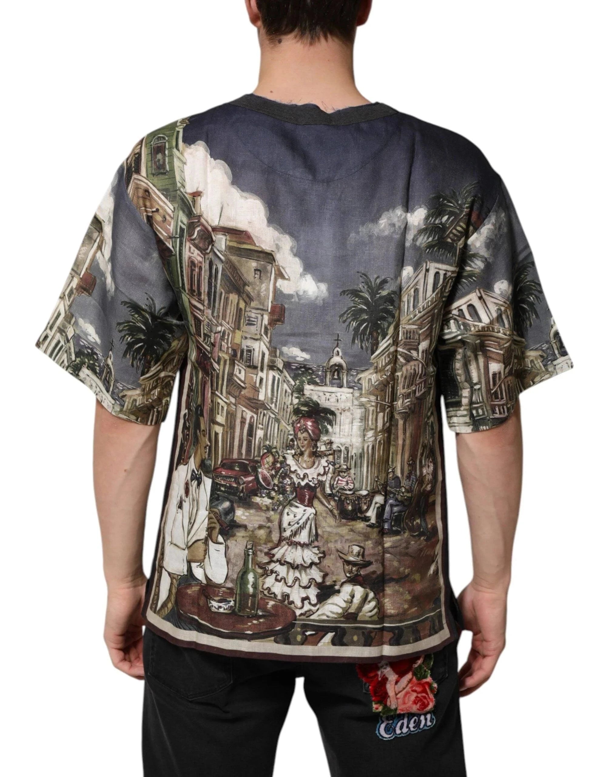Dolce & Gabbana Palermo Jazz Print T-Shirt
