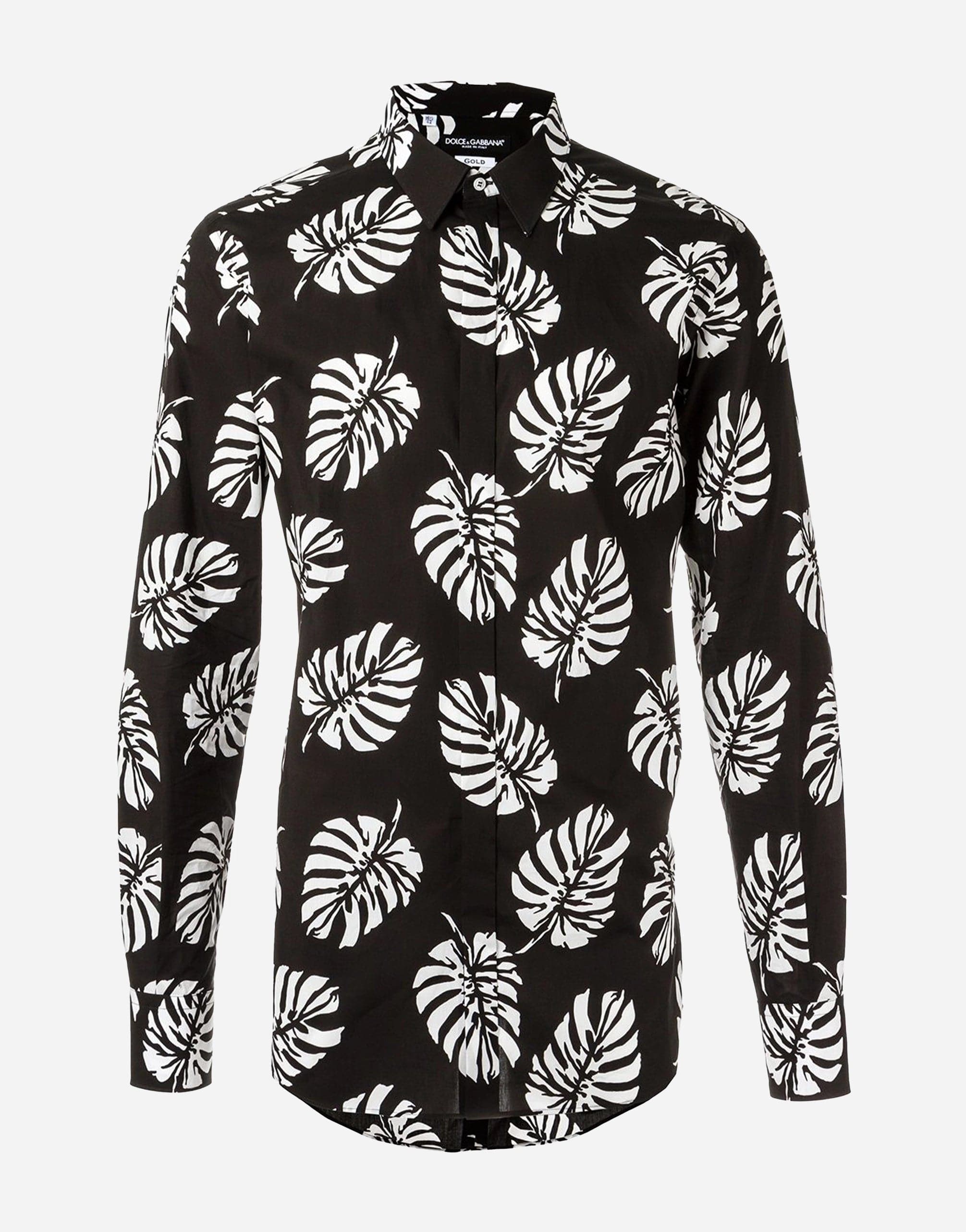 Dolce & Gabbana Palm Leaf Print Shirt