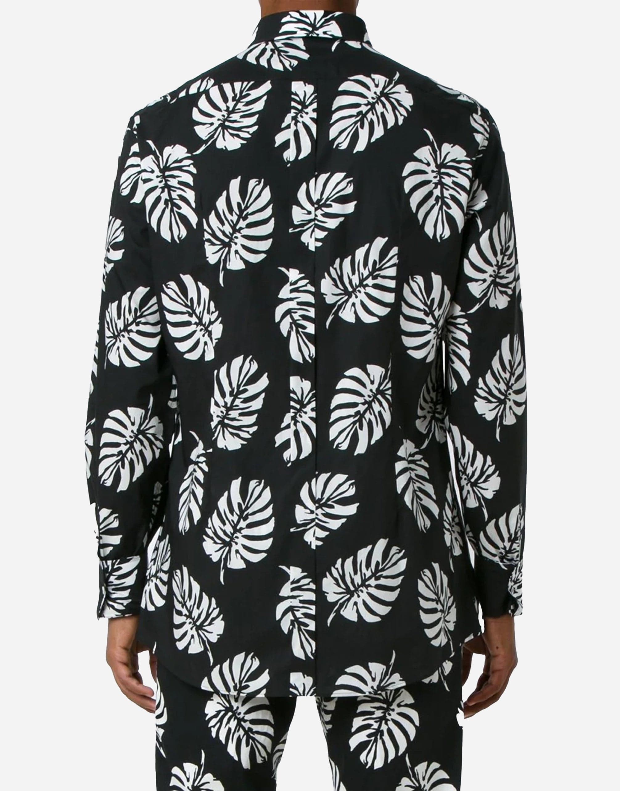 Palmbladprint shirt