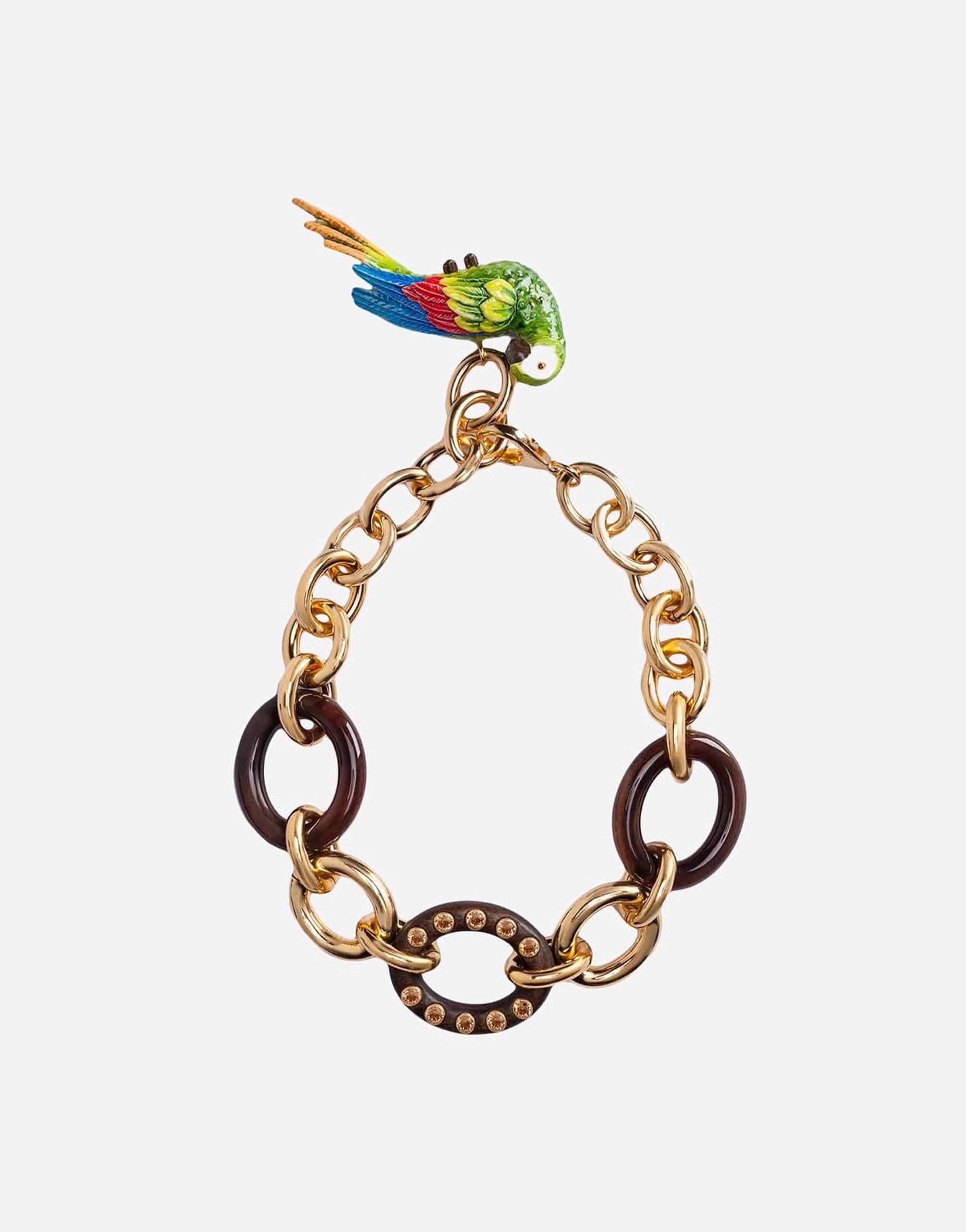 Dolce & Gabbana Parrot Link-Chain Necklace