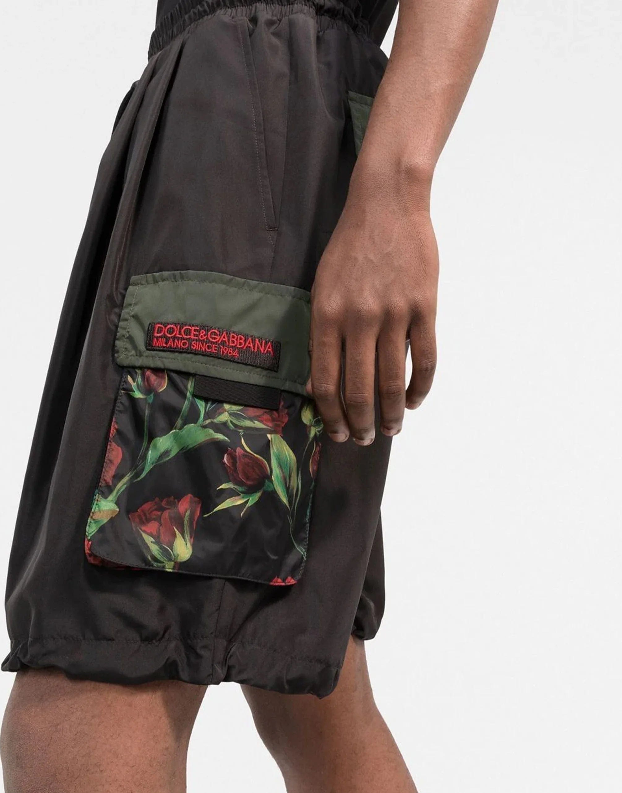 Dolce & Gabbana Patch-Pocket Drawstring Shorts