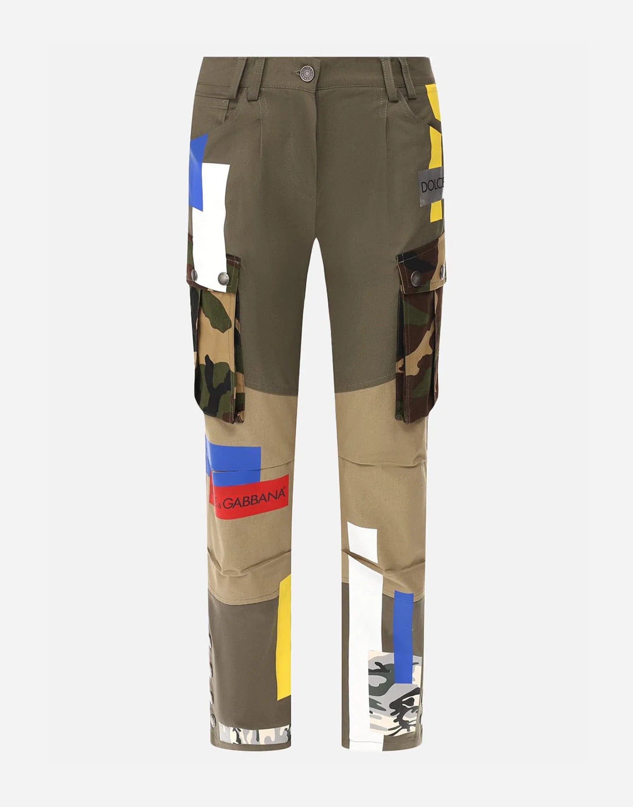Dolce & Gabbana Patched Cargo Pants
