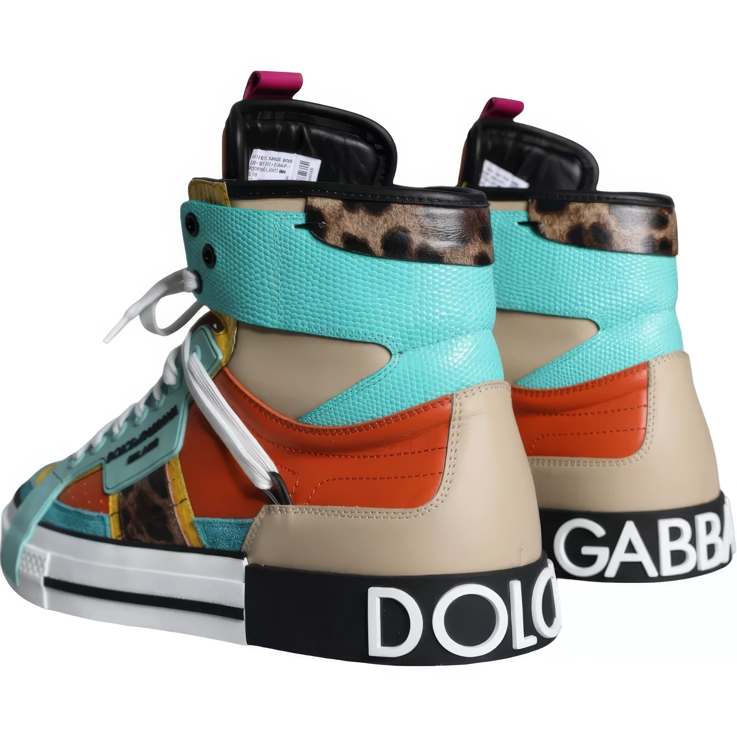 Dolce & Gabbana Patchwork 2.Zero Custom High-Top Sneakers