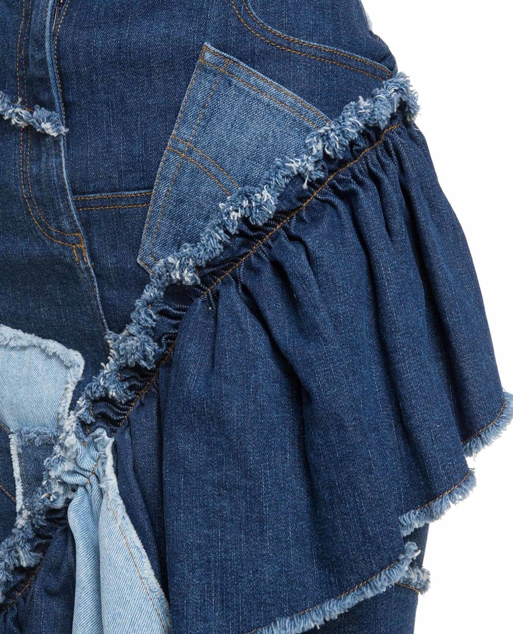 Dolce & Gabbana Patchwork Denim Skirt