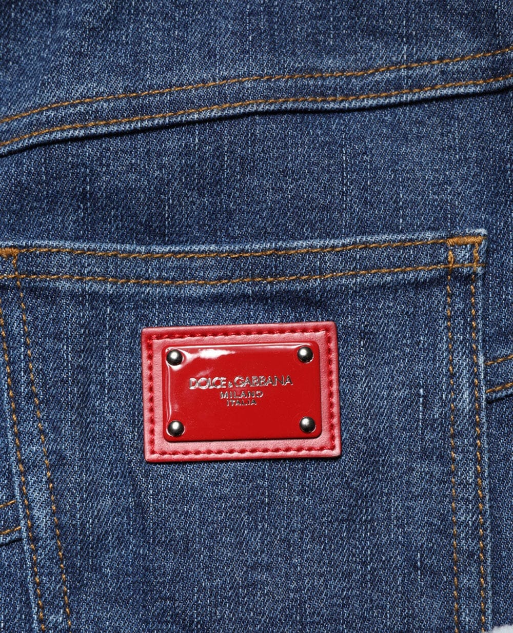 Dolce & Gabbana パッチワークデニムスカート | Sendegaro JP