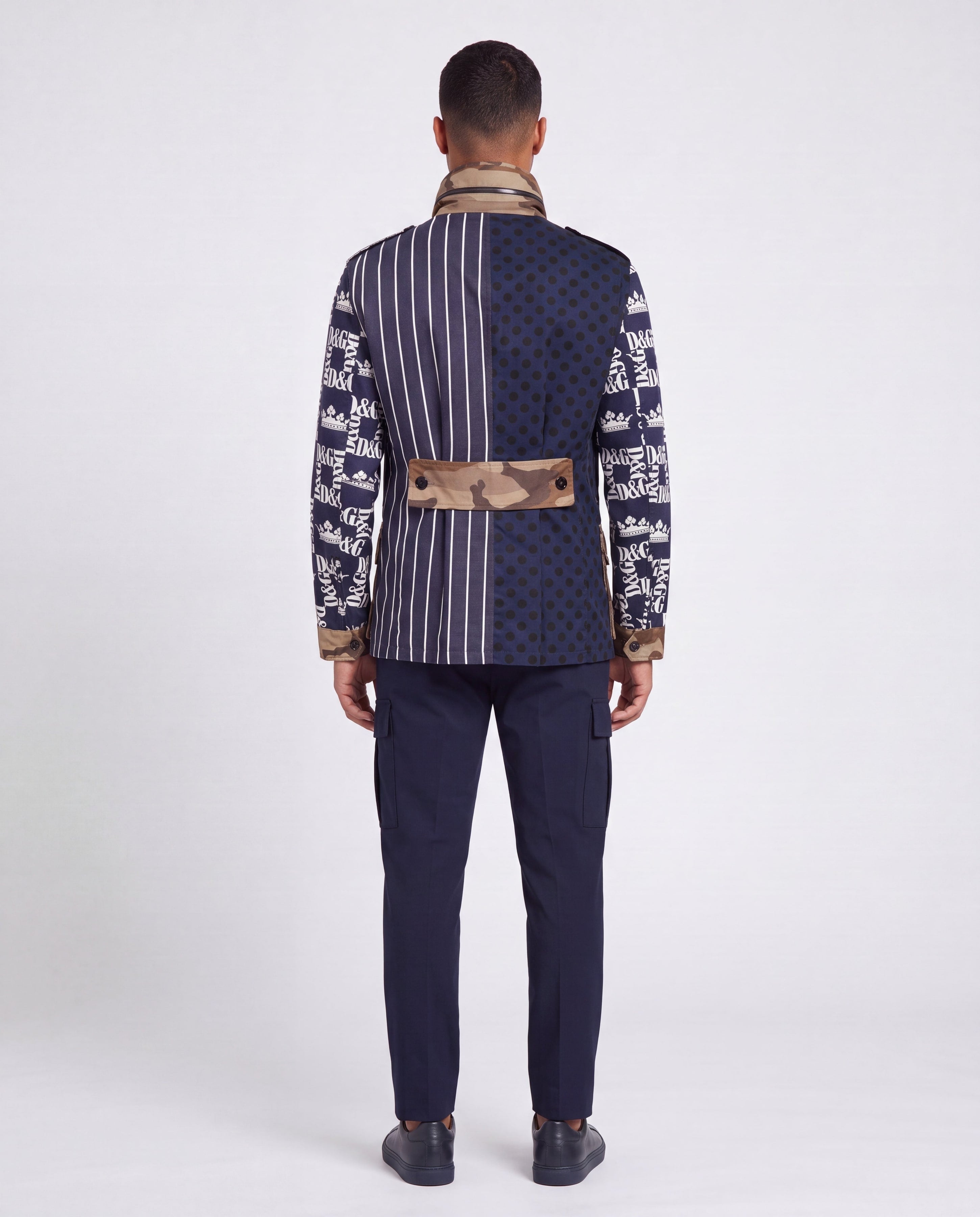 سترة ميدانية Patchwork من Dolce & Gabbana