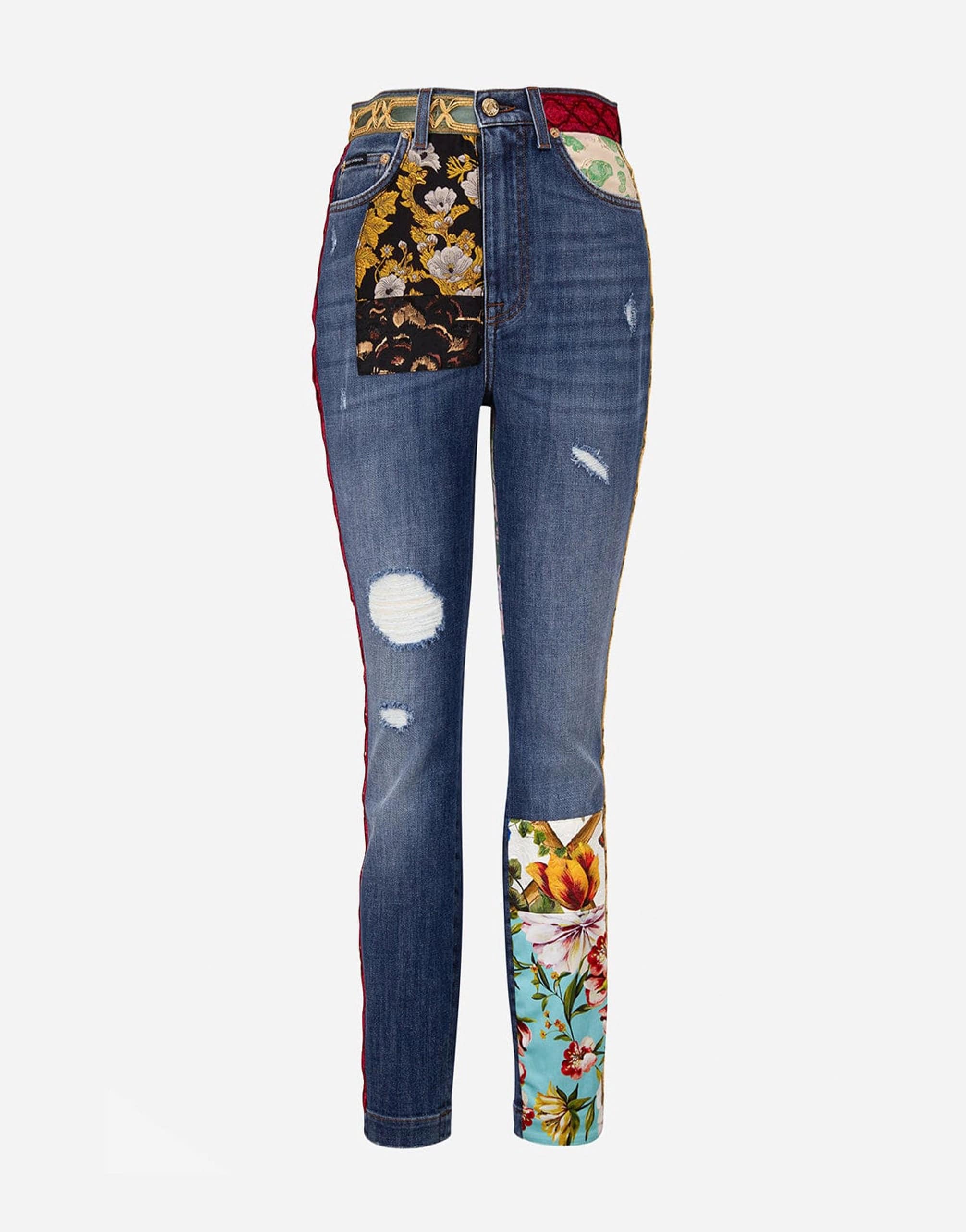 Dolce & Gabbana Patchwork Grace Jeans
