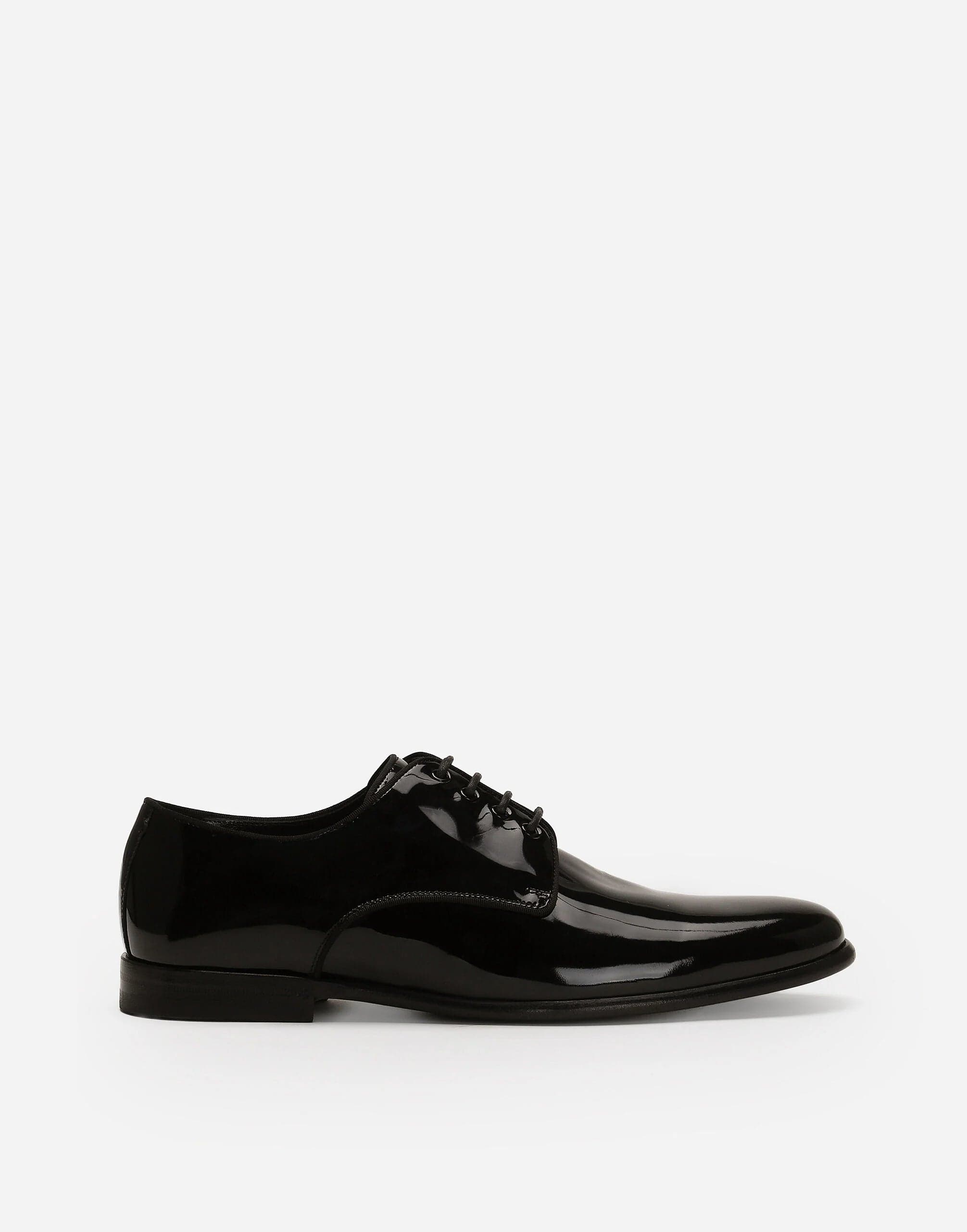 Dolce & Gabbana Patent-Finish Derby Shoes