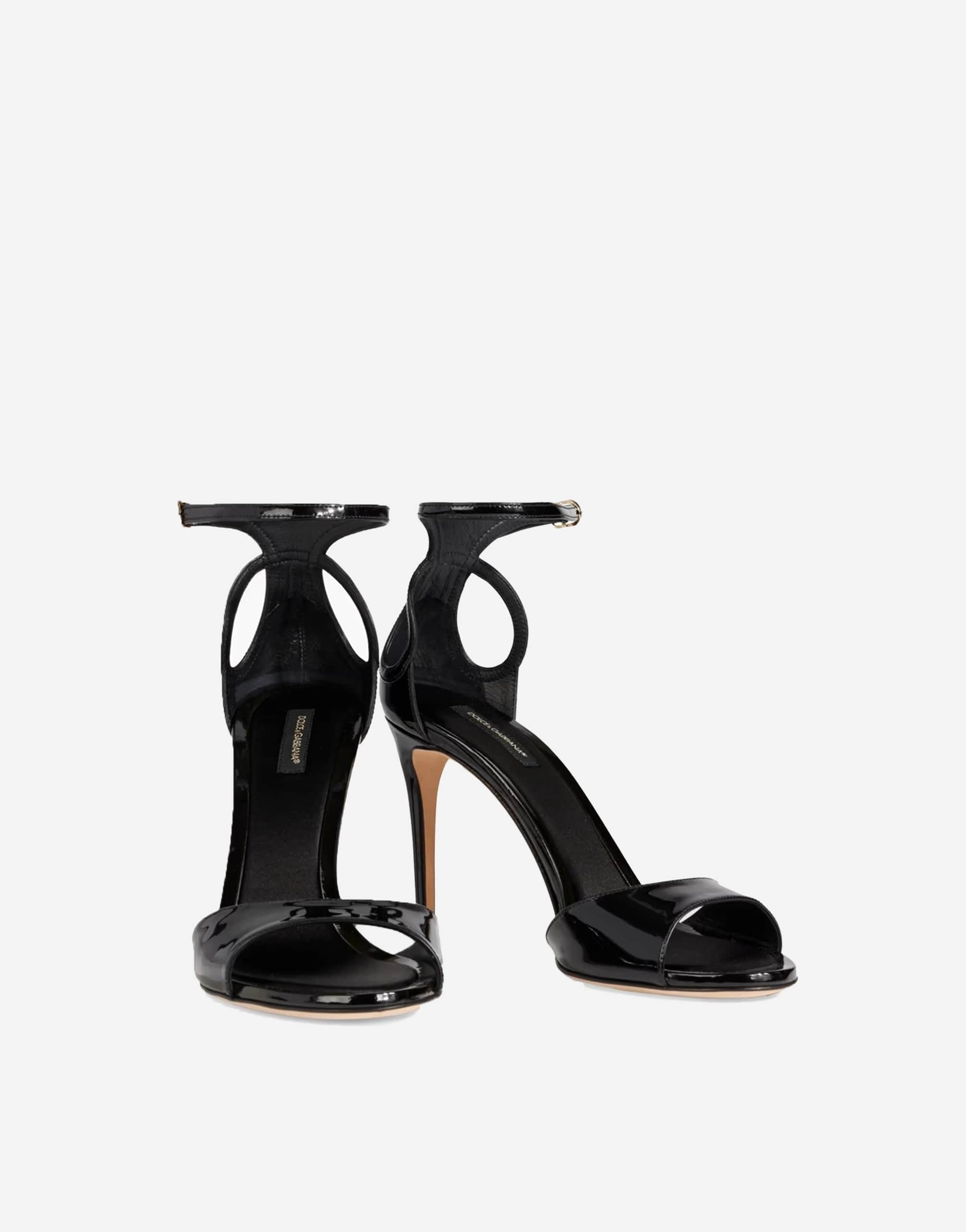 Dolce & Gabbana Patent-Leather Sandals