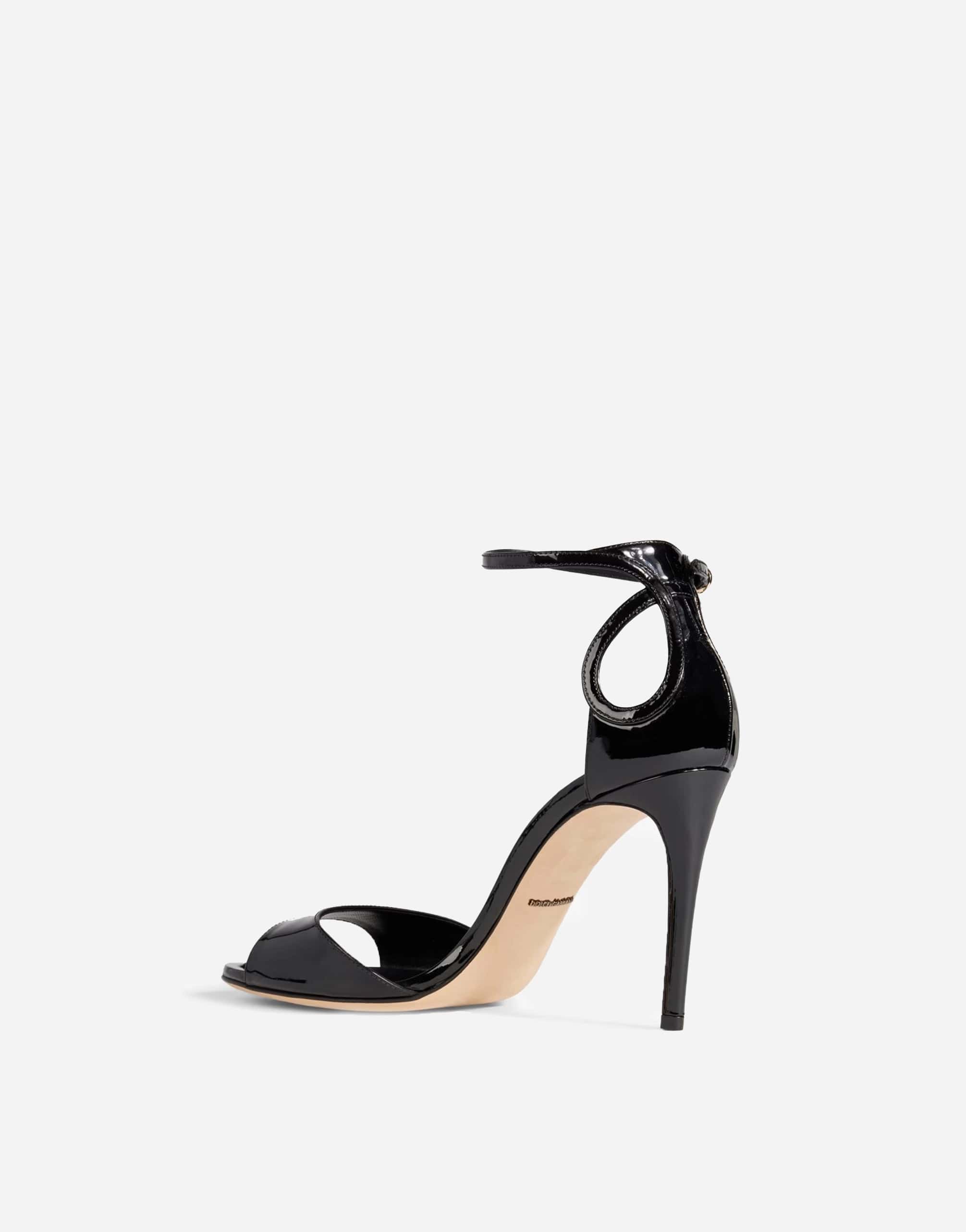 Dolce & Gabbana Patent-Leather Sandals