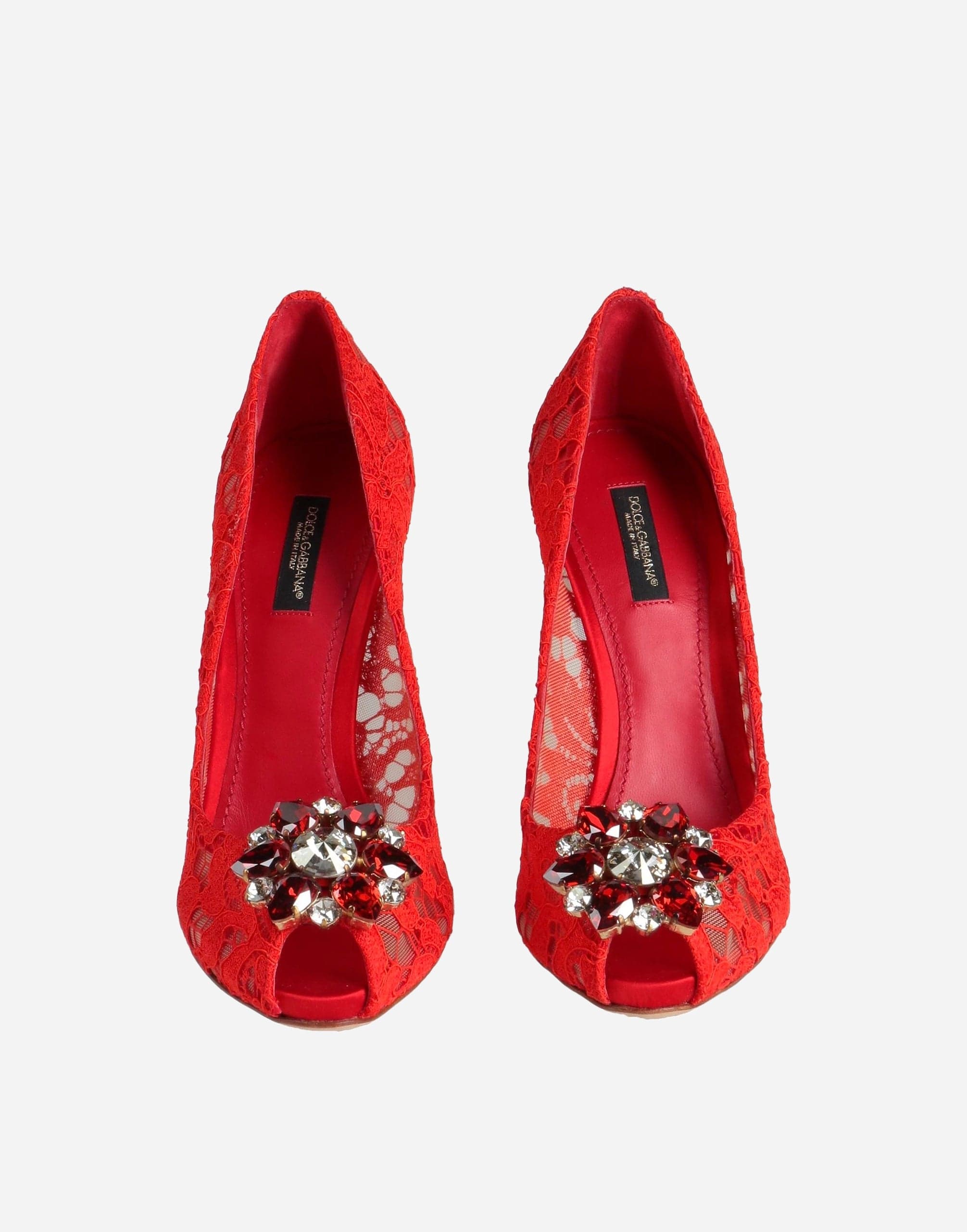 Dolce & Gabbana Peep Toe Taormina Lace Pumps | Sendegaro Dolce & Gabbana Peep Toe Taormina Lace Pumps | Sendegaro