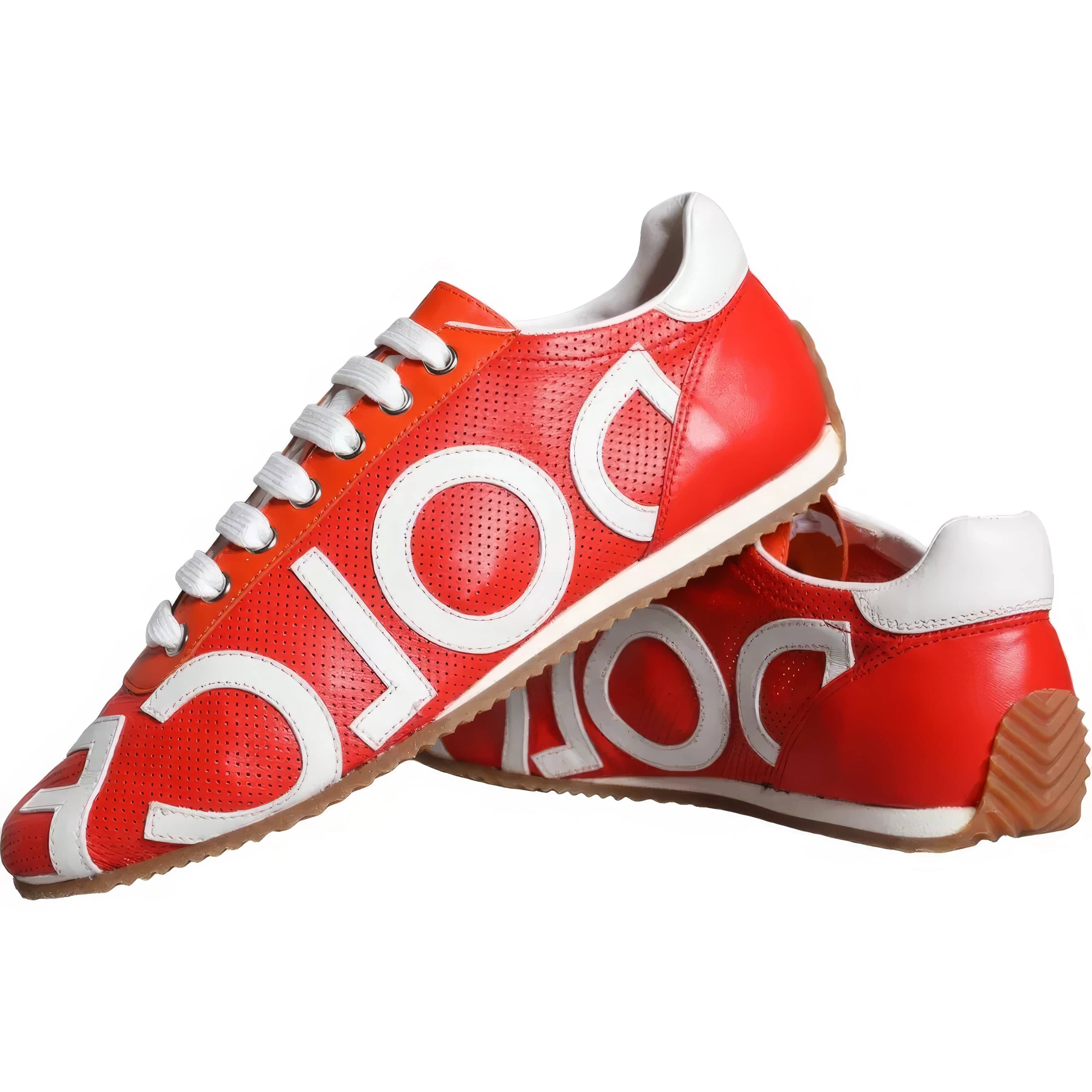 Dolce & Gabbana Perforated Logo Sneakers