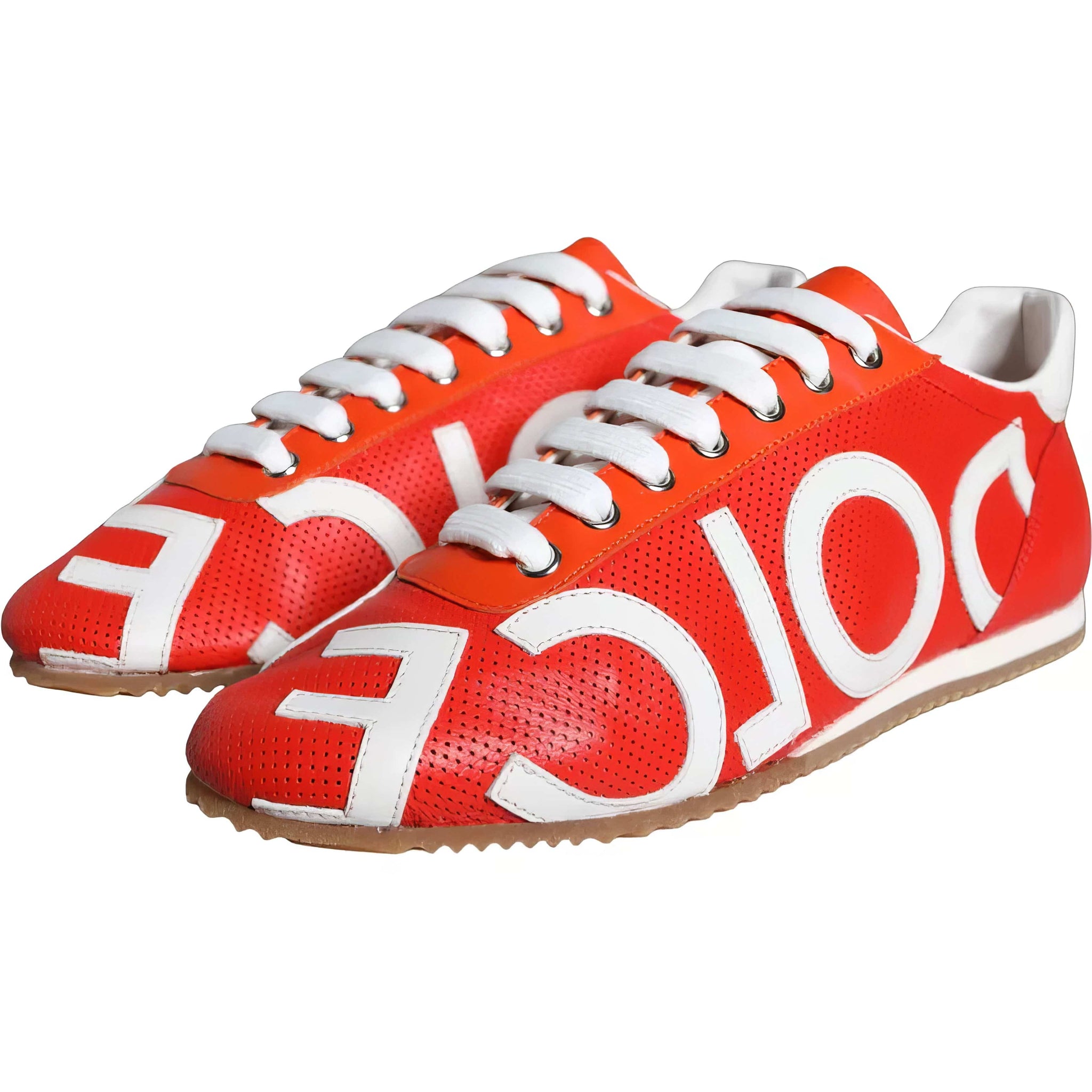 Dolce & Gabbana Perforated Logo Sneakers | Sendegaro IT