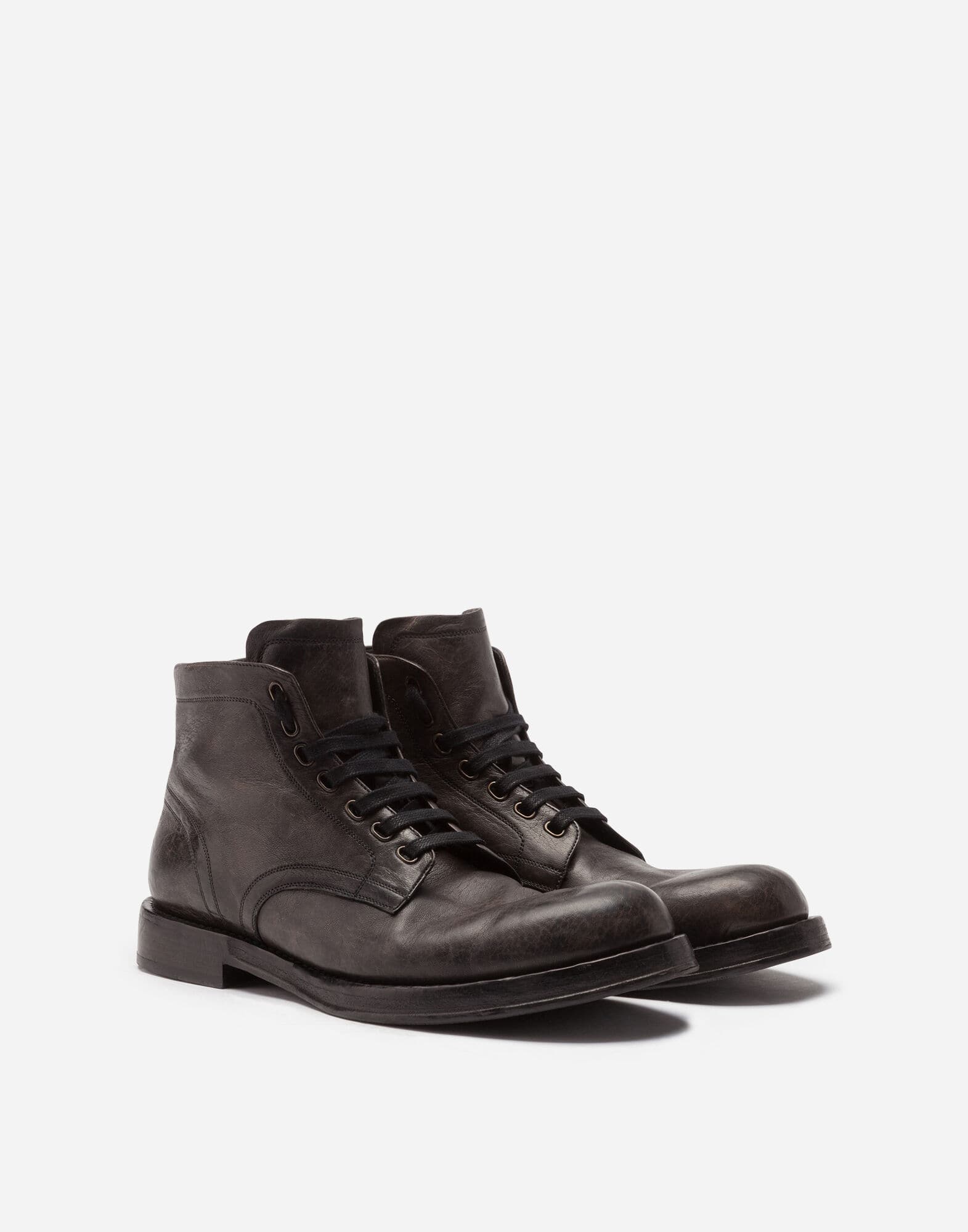 Dolce & Gabbana Dolce & Gabbana Perugino Leather Ankle Boots