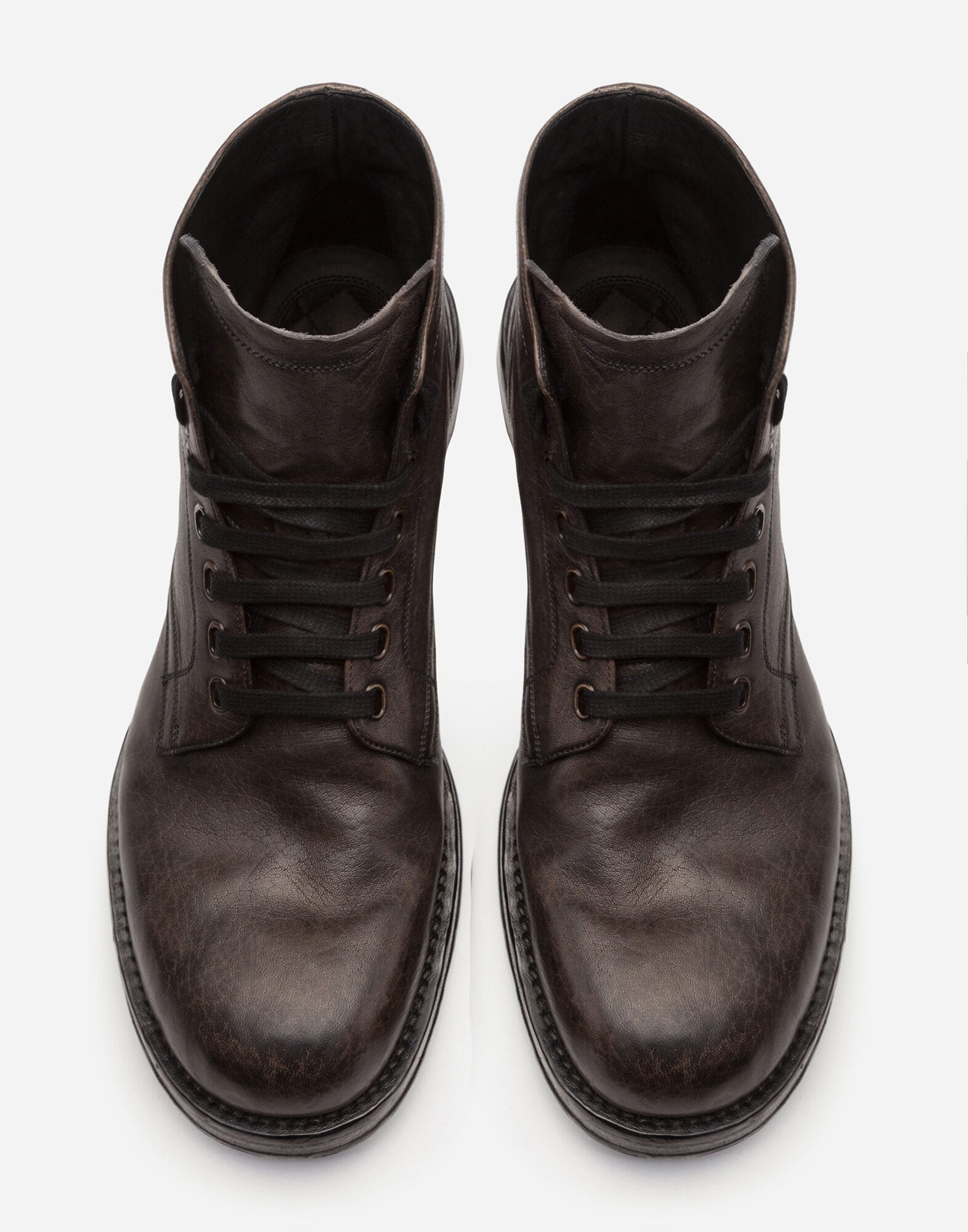 Dolce & Gabbana Dolce & Gabbana Perugino Leather Ankle Boots