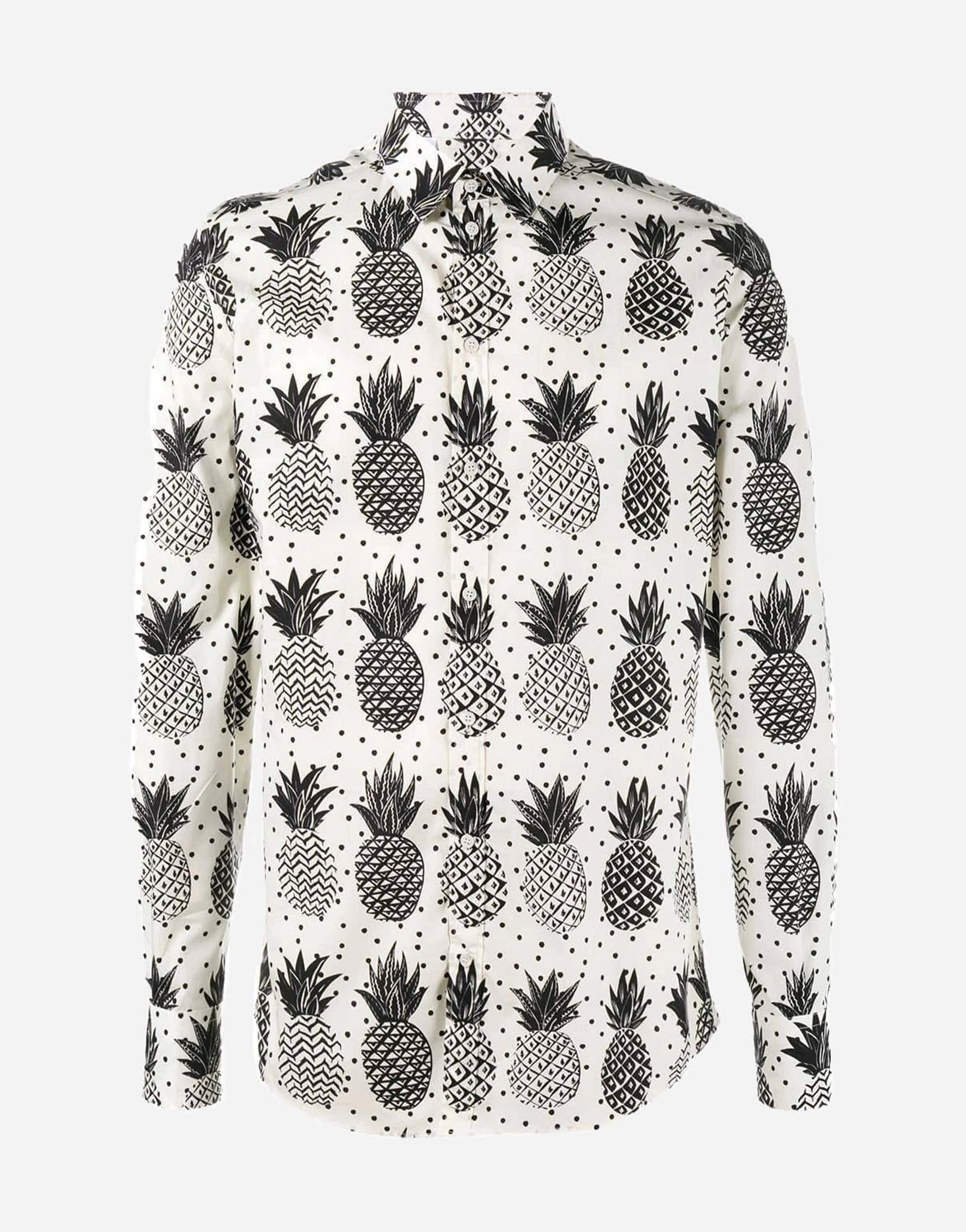 Dolce & Gabbana Pineapple Cotton Shirt