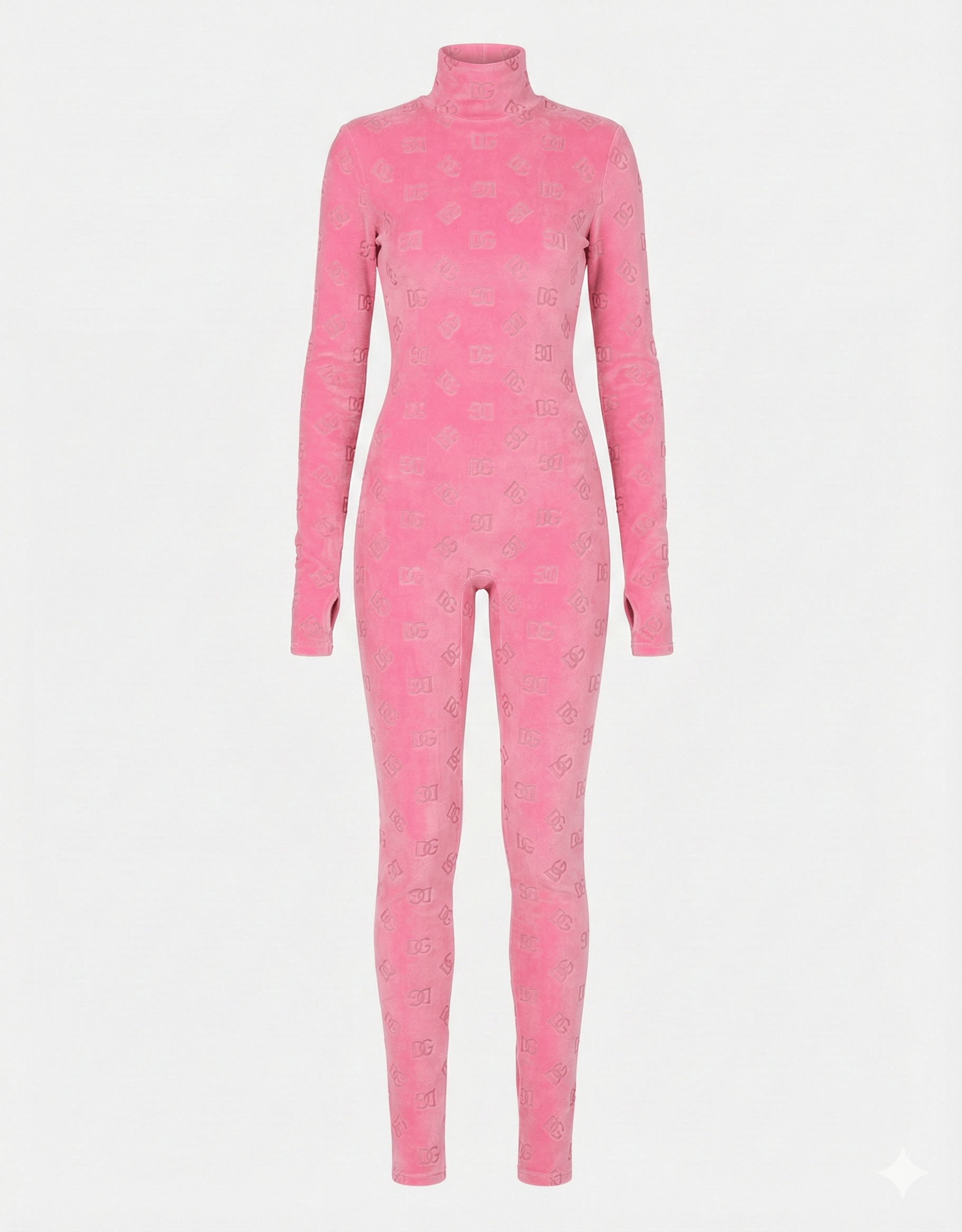 Dolce & Gabbana Pink DG Monogram Jumpsuit