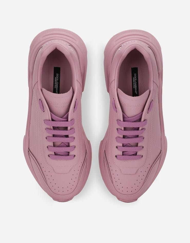 Dolce & Gabbana pinkfarbene Daymaster Sneaker aus Leder