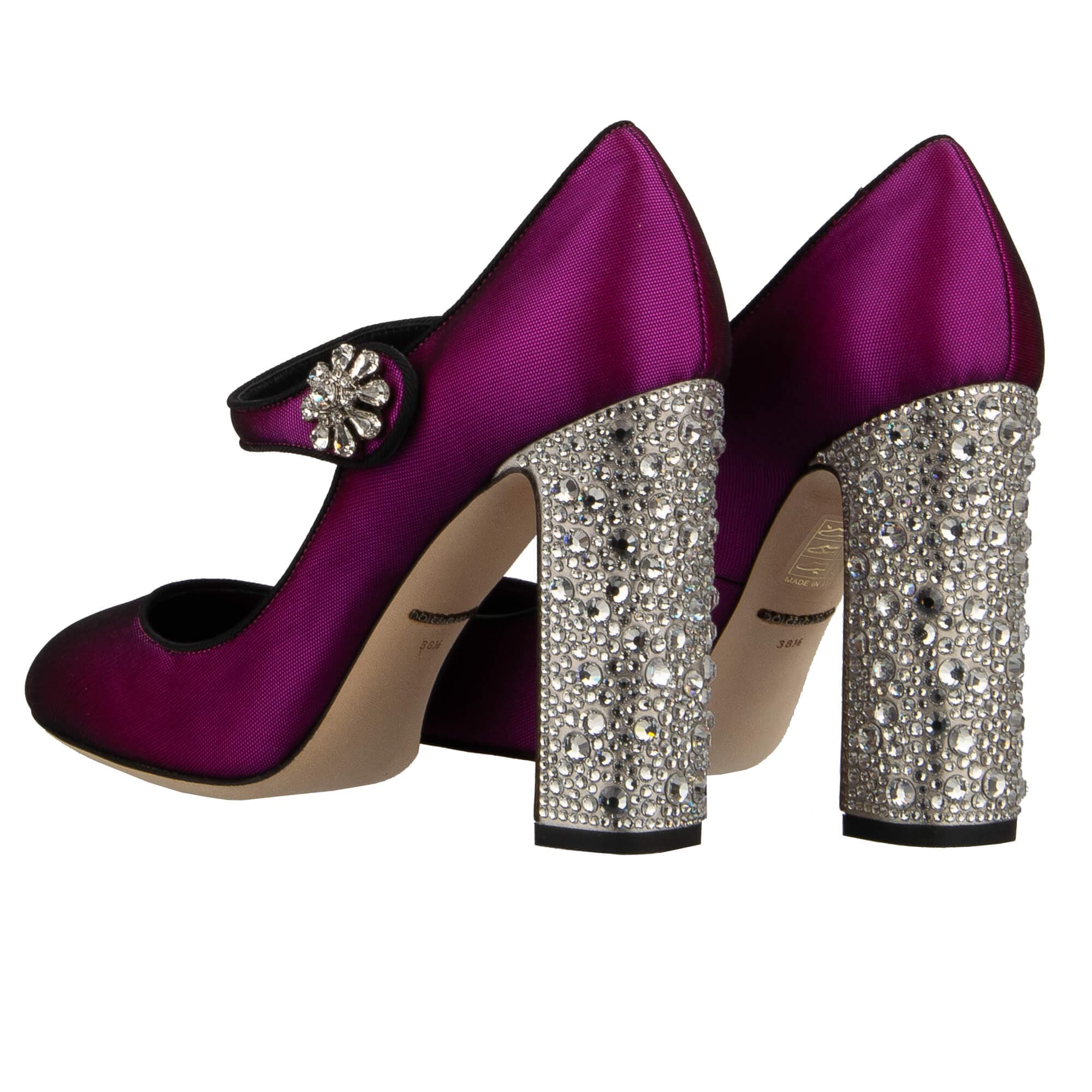 Dolce & Gabbana Pink Vally Crystal-Embellished Pumps