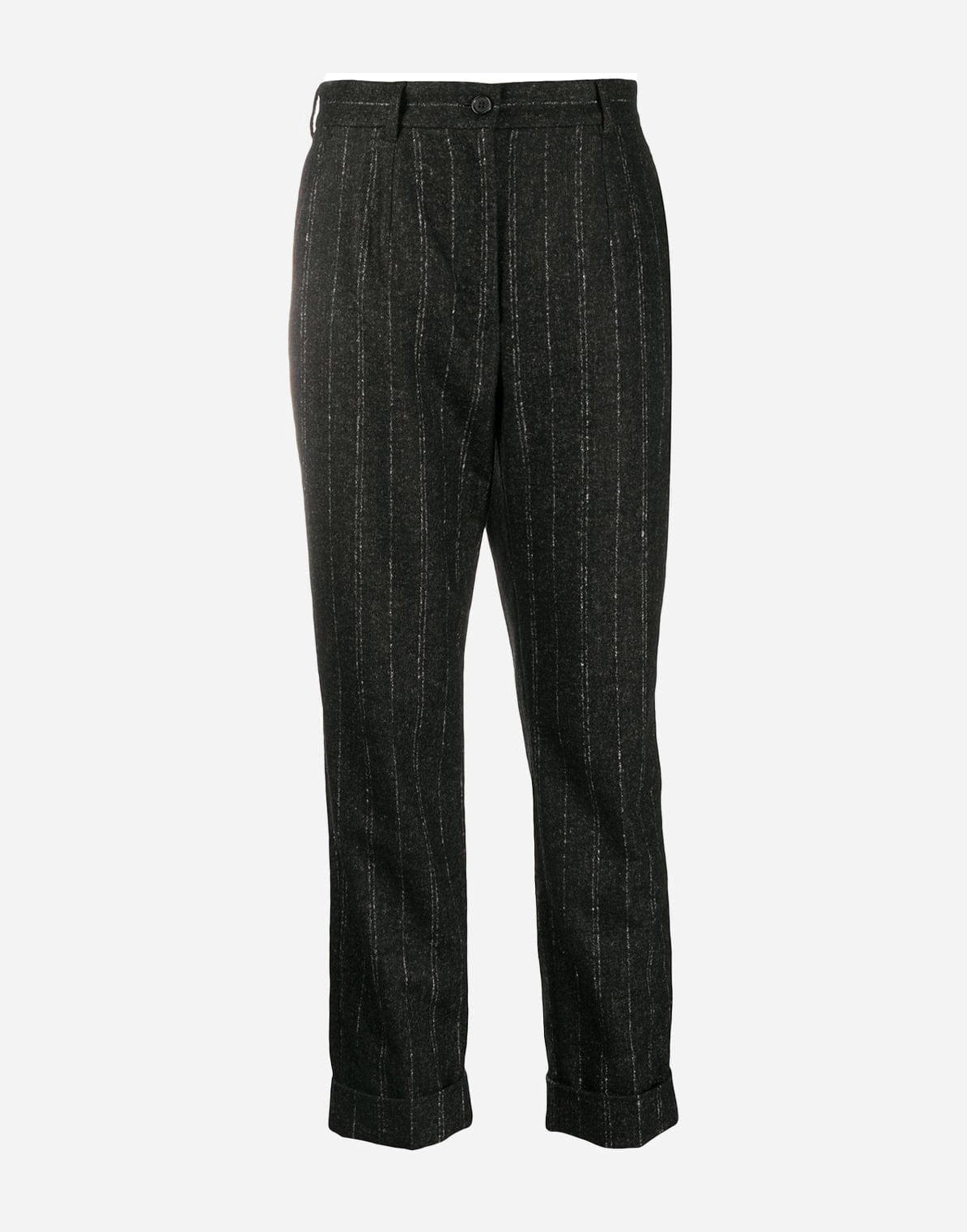 Dolce & Gabbana Pinstripe Cropped Pants