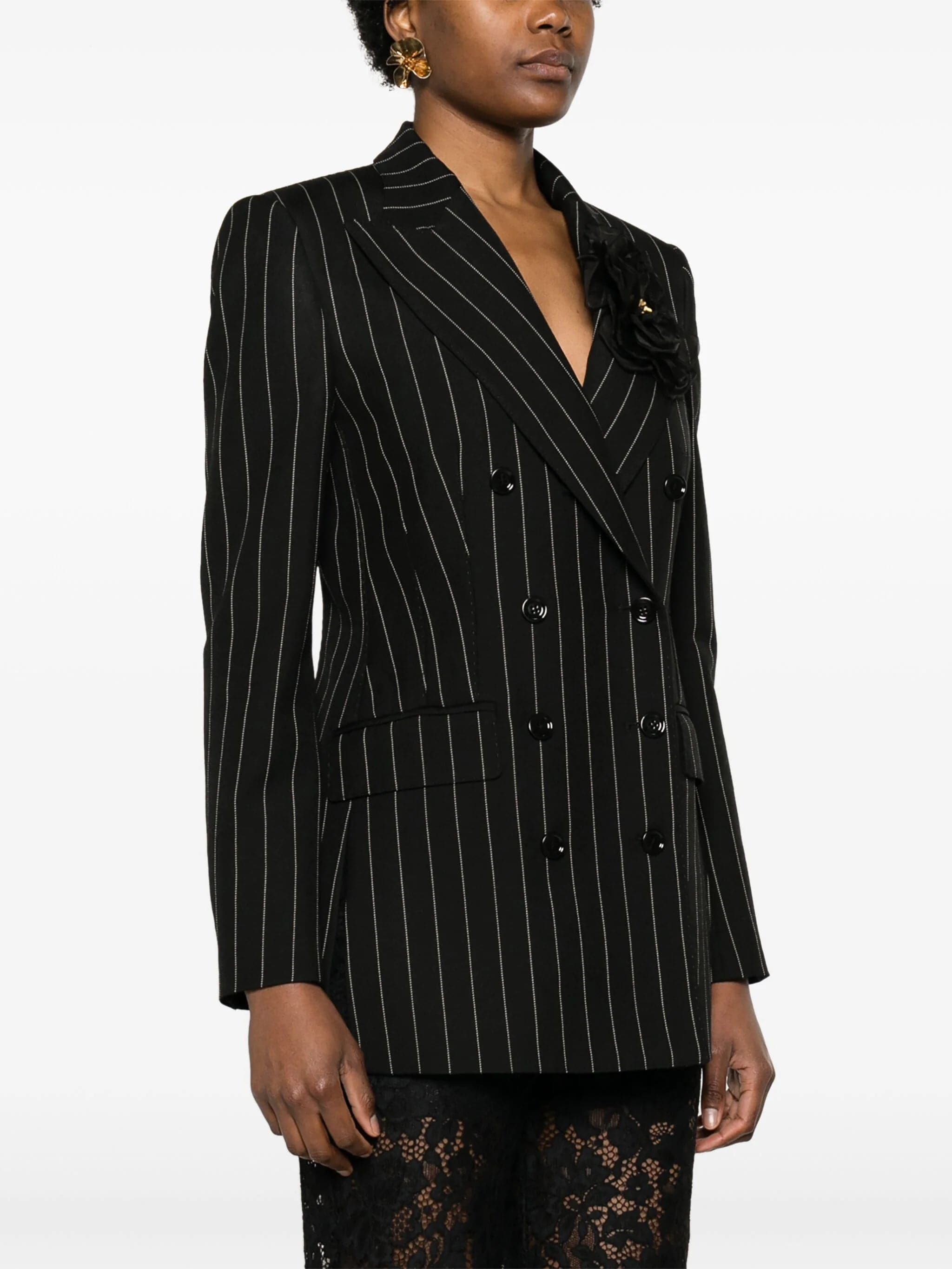 Dolce & Gabbana Pinstripe Double-Breasted Blazer