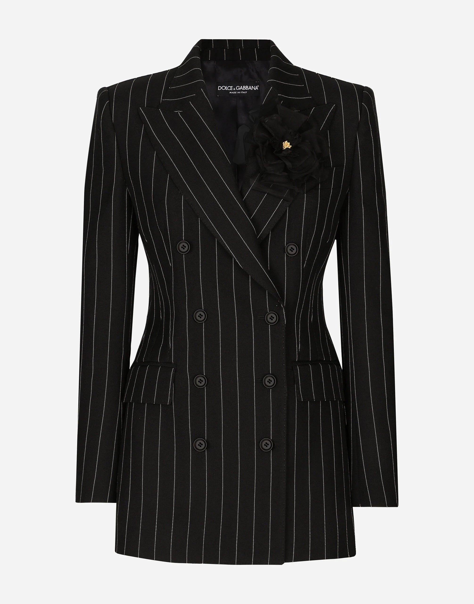 Dolce & Gabbana Pinstripe Double-Breasted Blazer