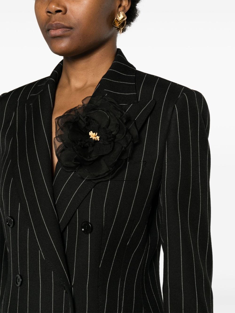 Dolce & Gabbana Pinstripe Double-Breasted Blazer