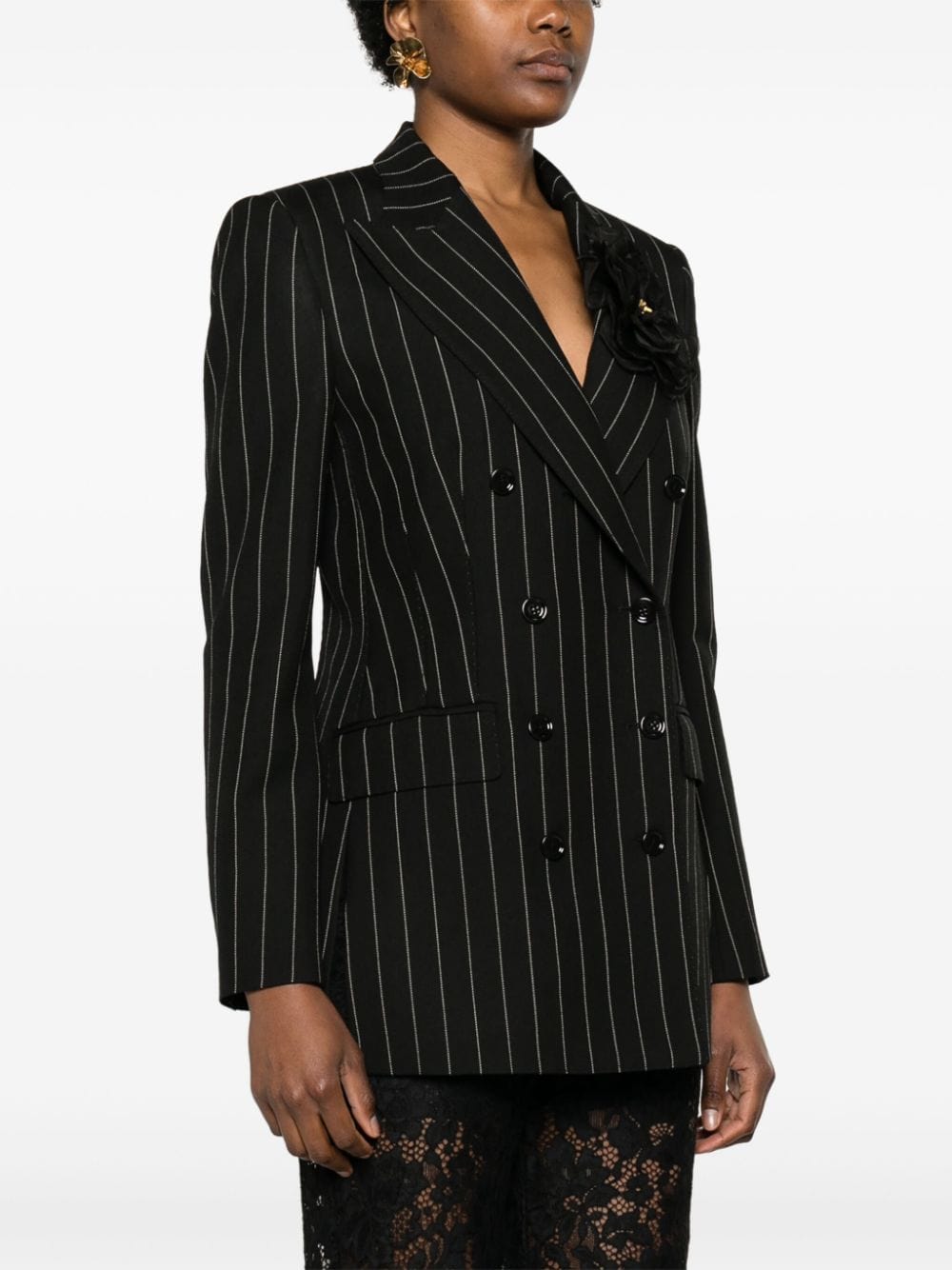 Dolce & Gabbana Pinstripe Double-Breasted Blazer