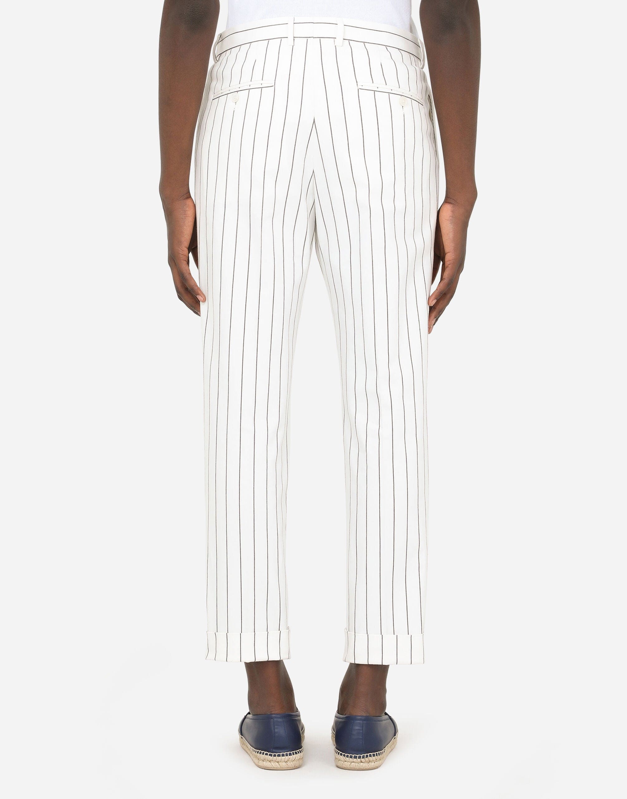 Pinstripe hotsell stretch pants