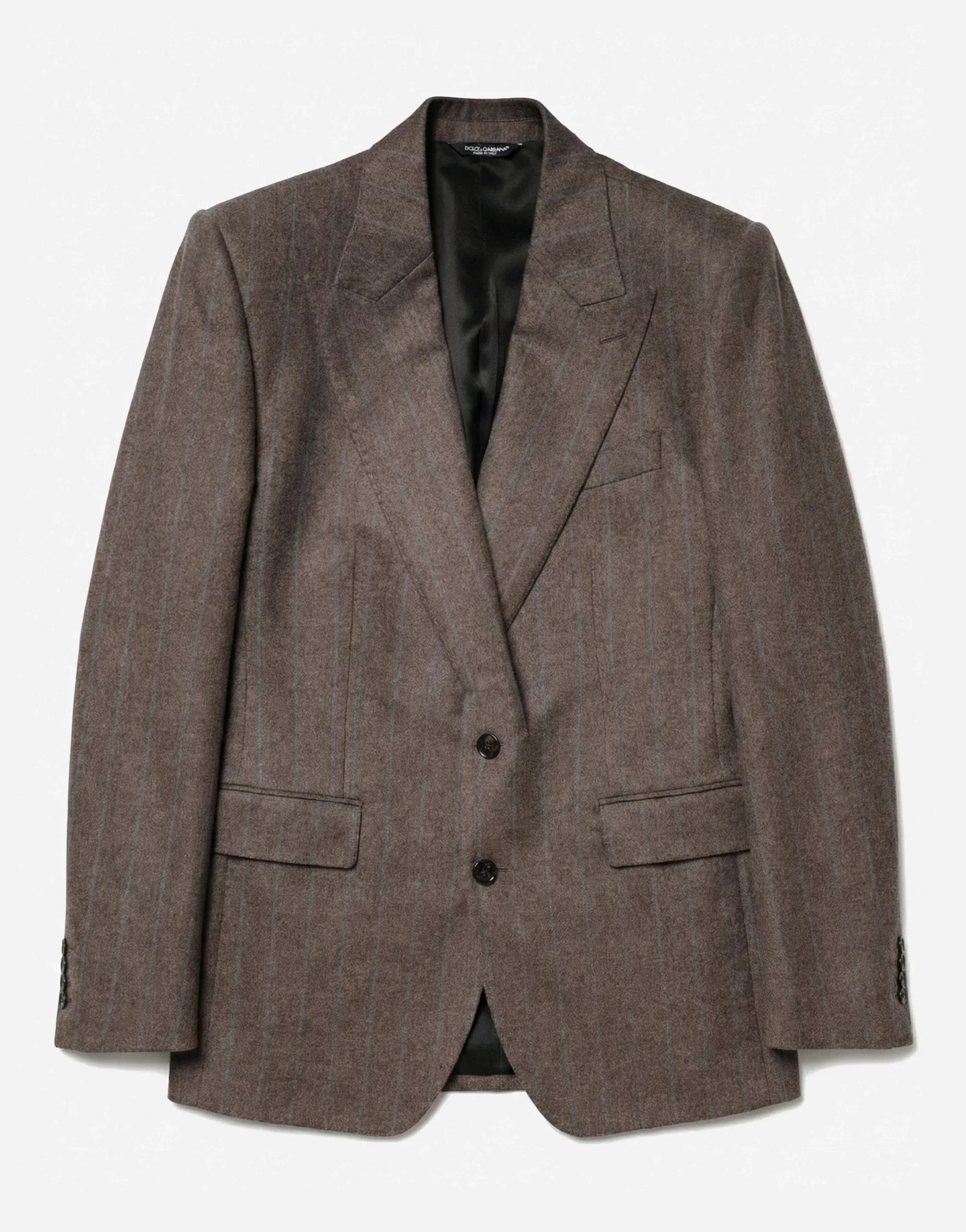 Dolce & Gabbana Pinstripe Wool Blazer Jacket | Sendegaro UK