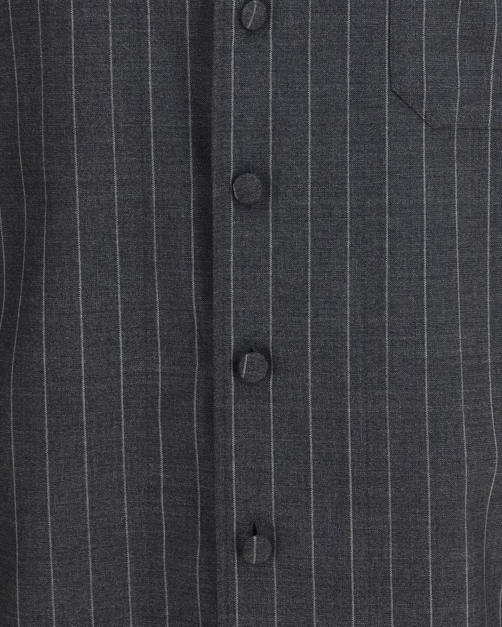 Dolce & Gabbana Dolce & Gabbana Pinstripe Wool Long Sleeve Shirt