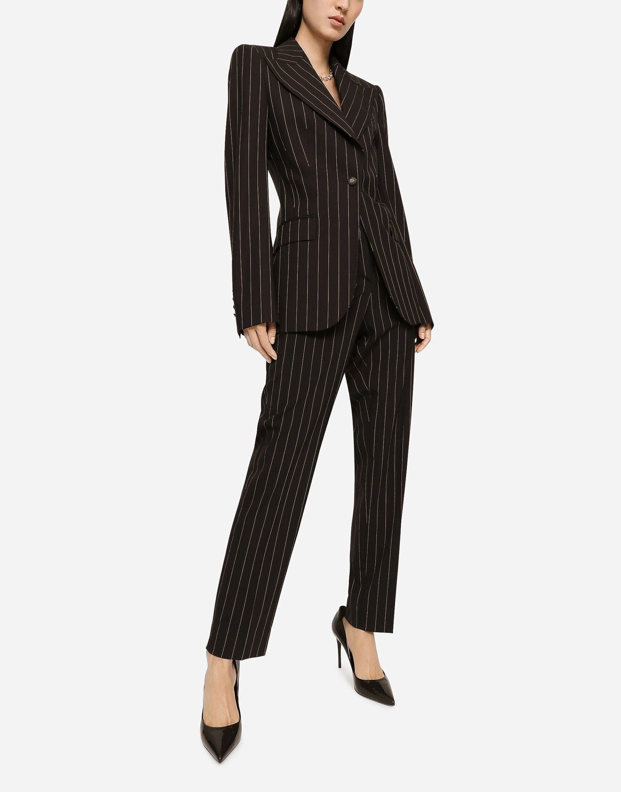 Dolce & Gabbana Pinstripe Wool Pants