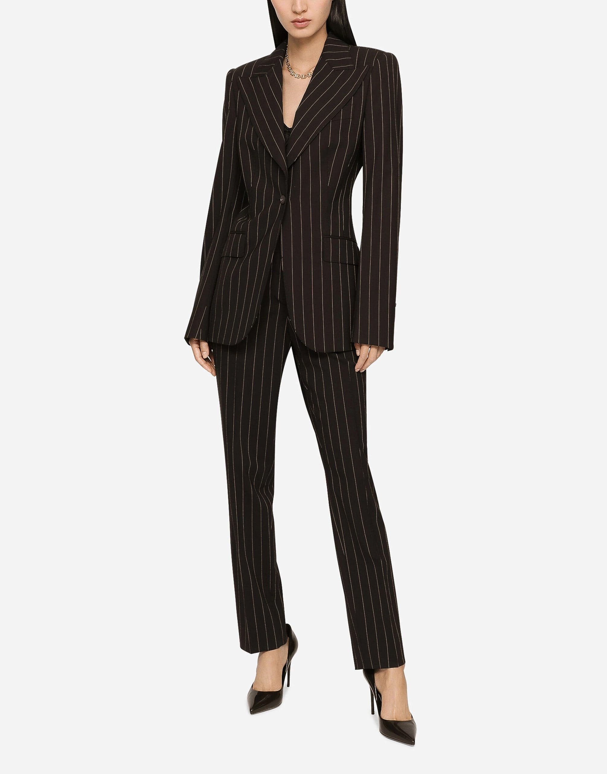 Dolce & Gabbana Pinstripe Wool Pants