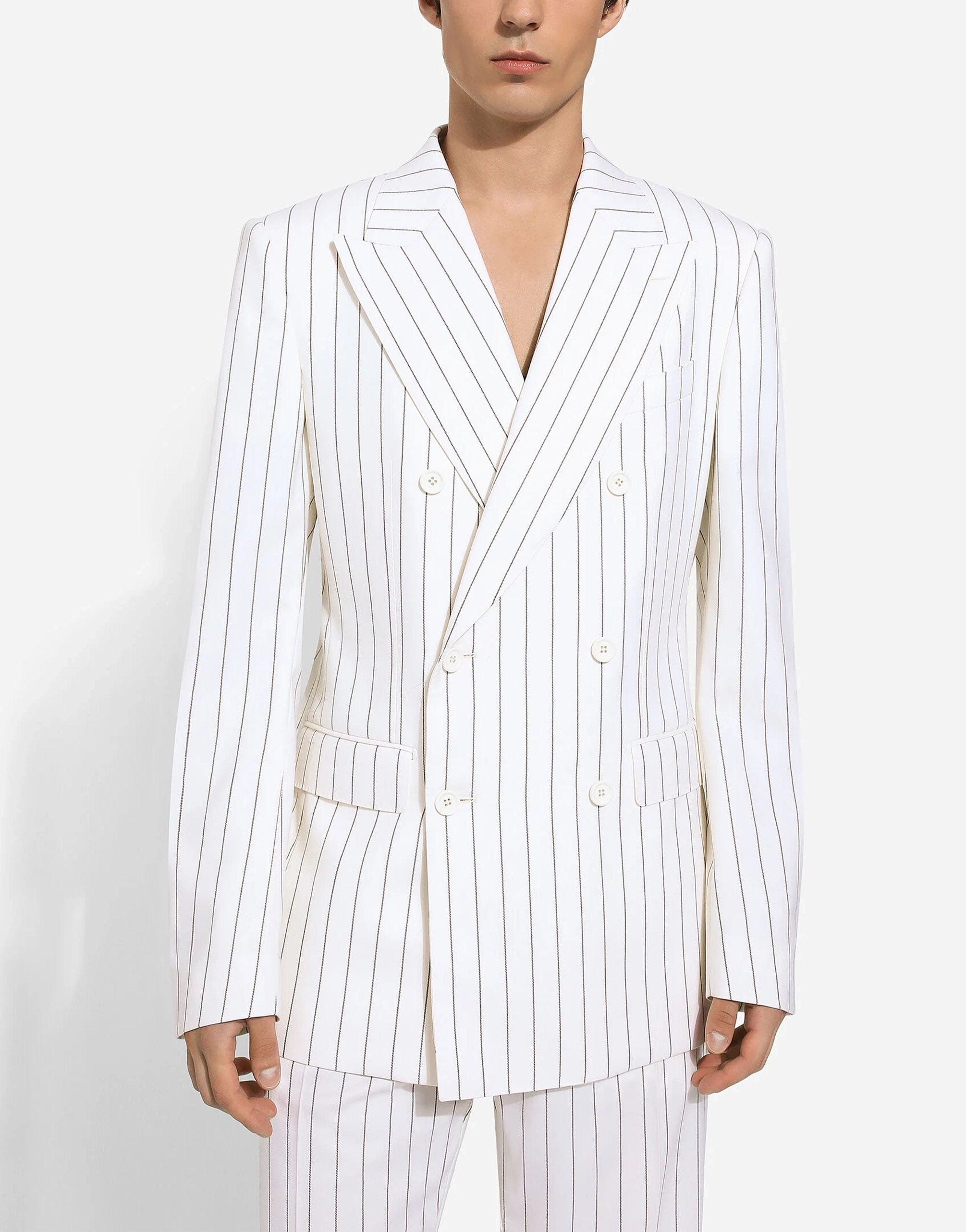 Dolce & Gabbana Pinstriped Double-Breasted Blazer