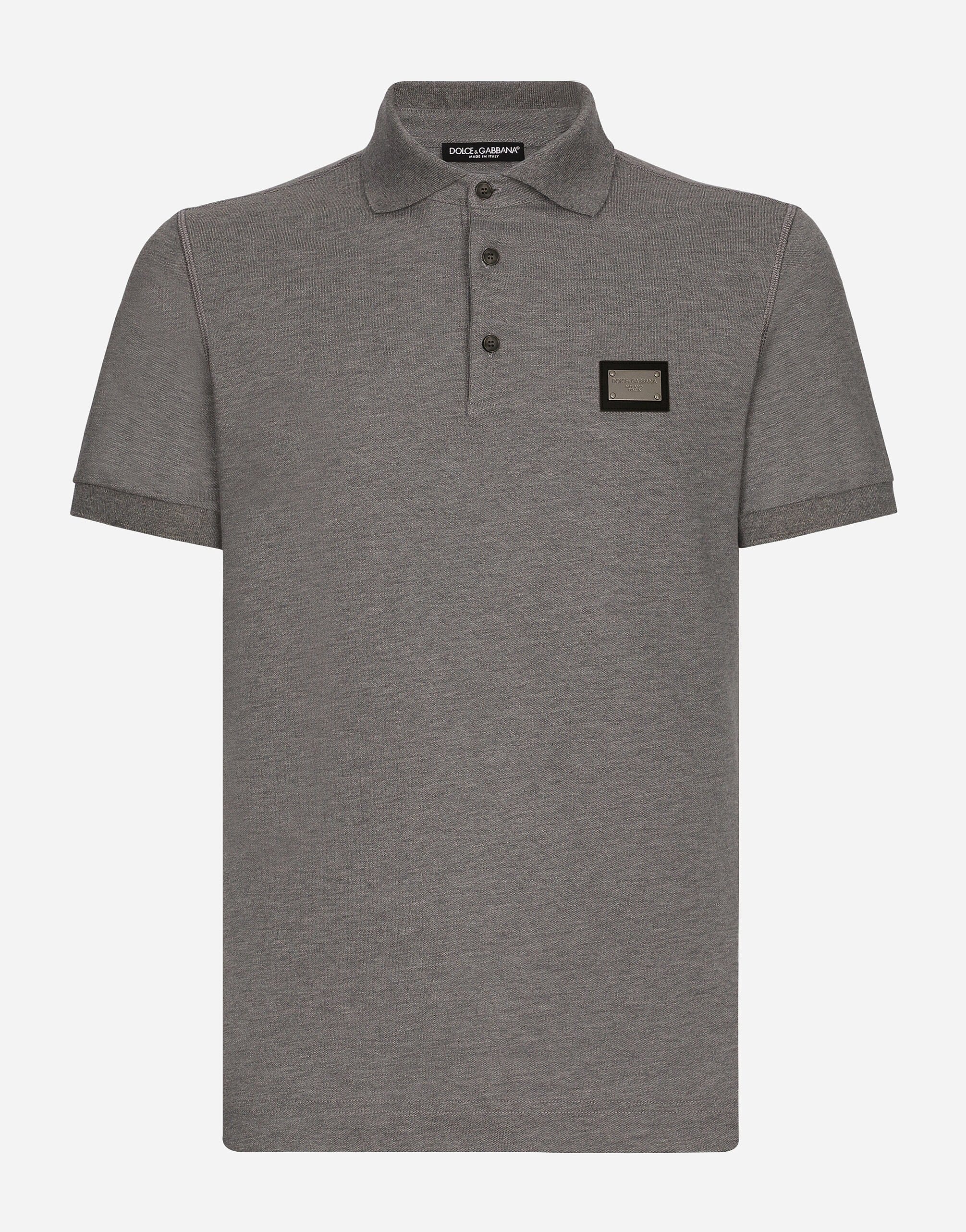 Dolce & Gabbana Piqué Logo Polo-Shirt