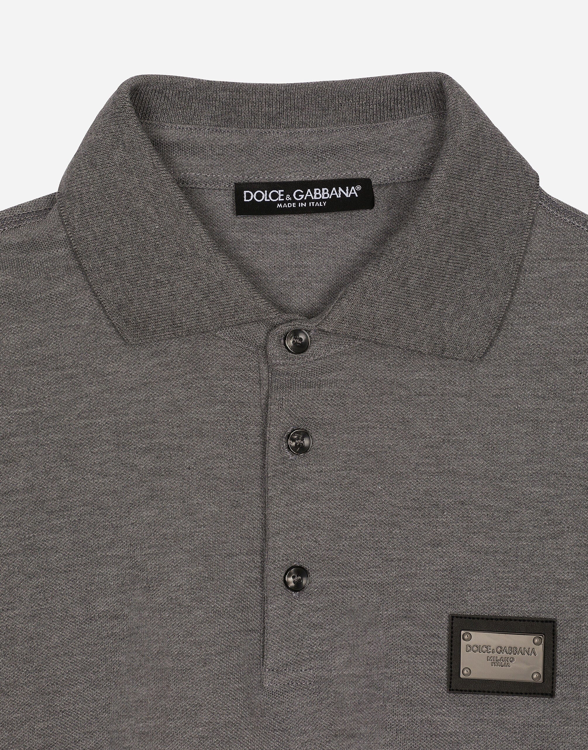 Dolce & Gabbana Piqué Logo Polo-Shirt