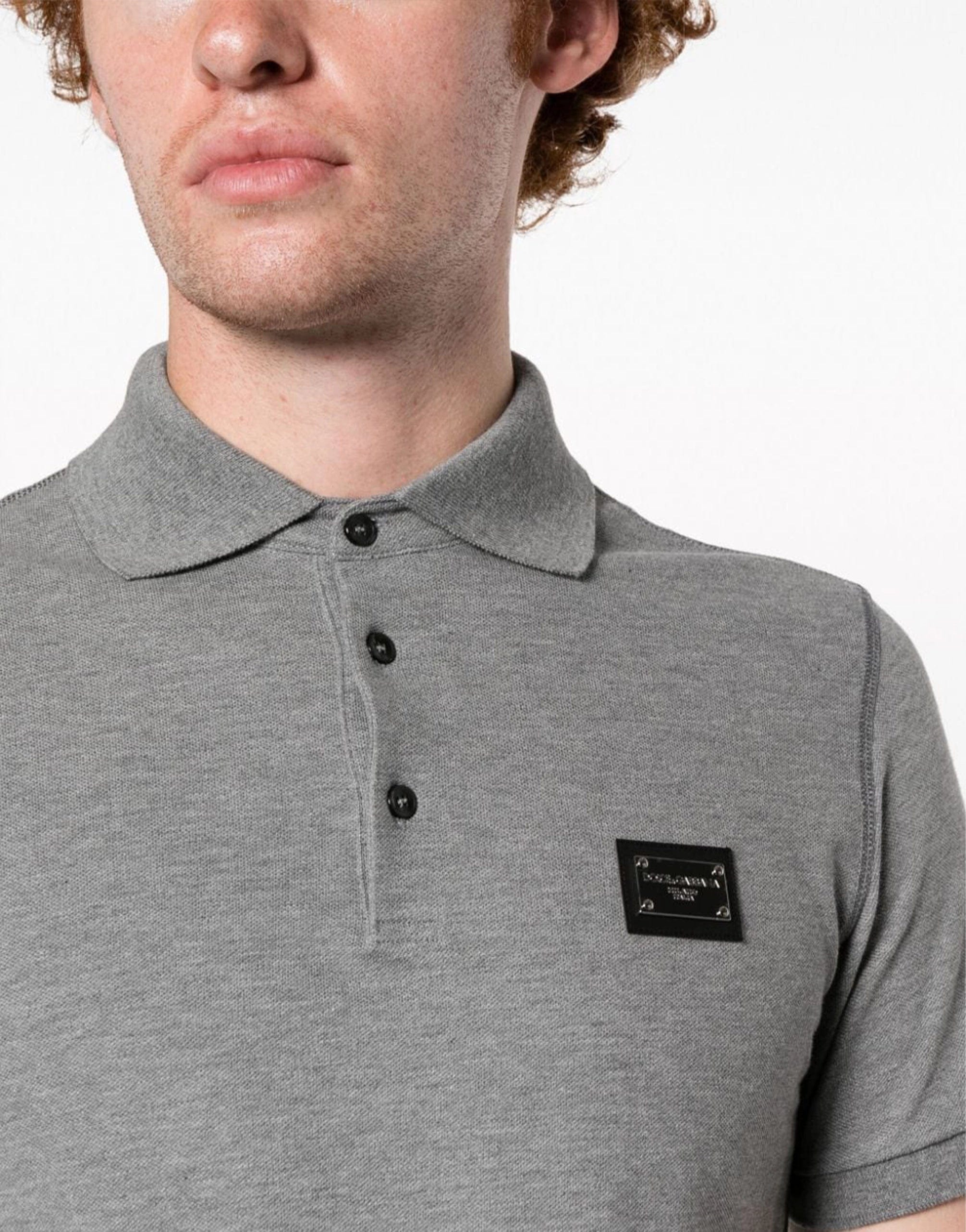 Dolce & Gabbana Piqué Logo Polo-Shirt