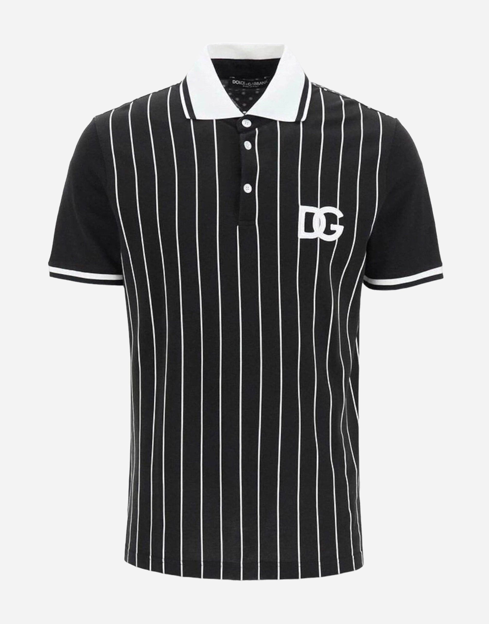 Dolce & Gabbana Piqué Polo-Shirt DG Patch