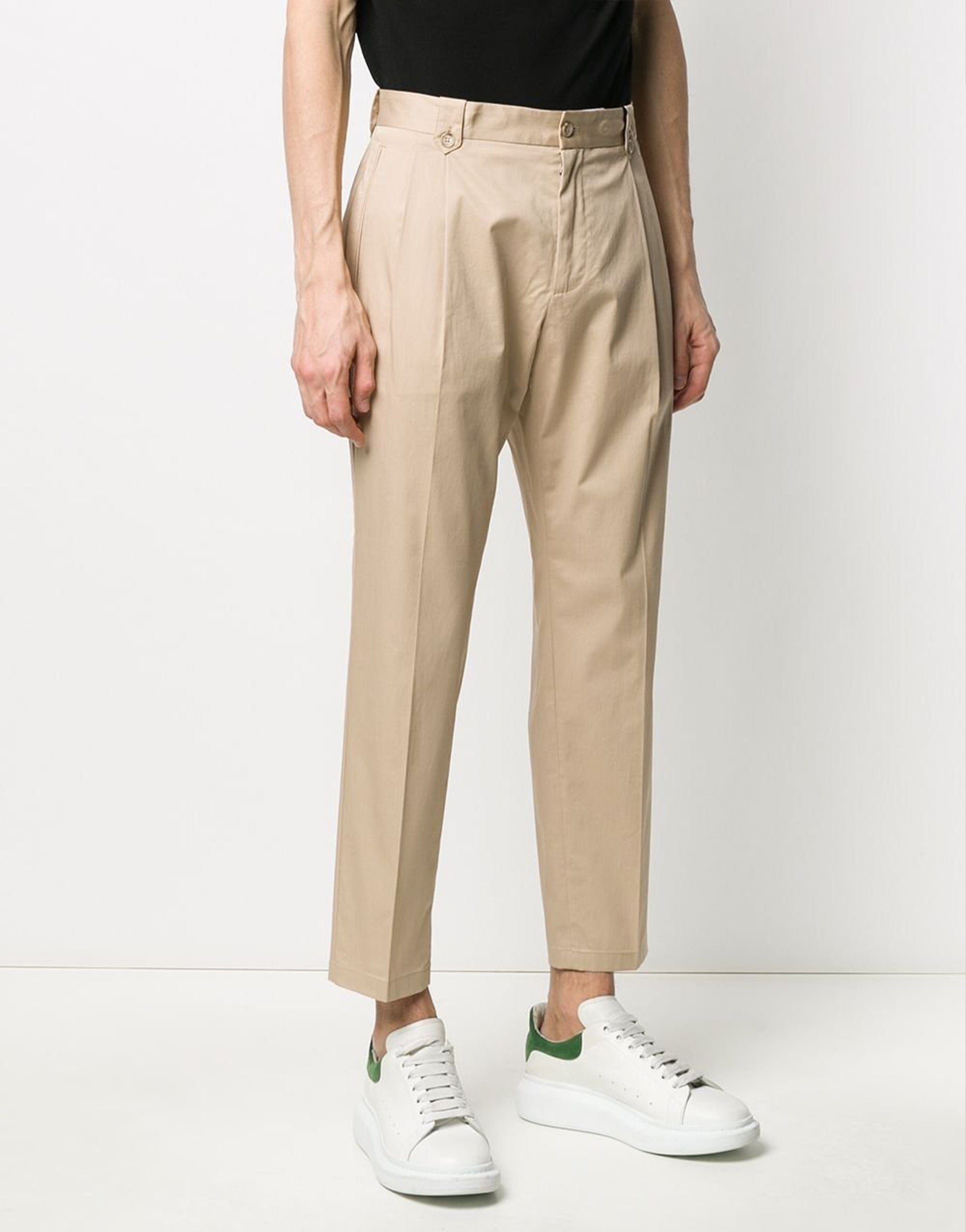 Dolce & Gabbana Pleated Cropped Pants