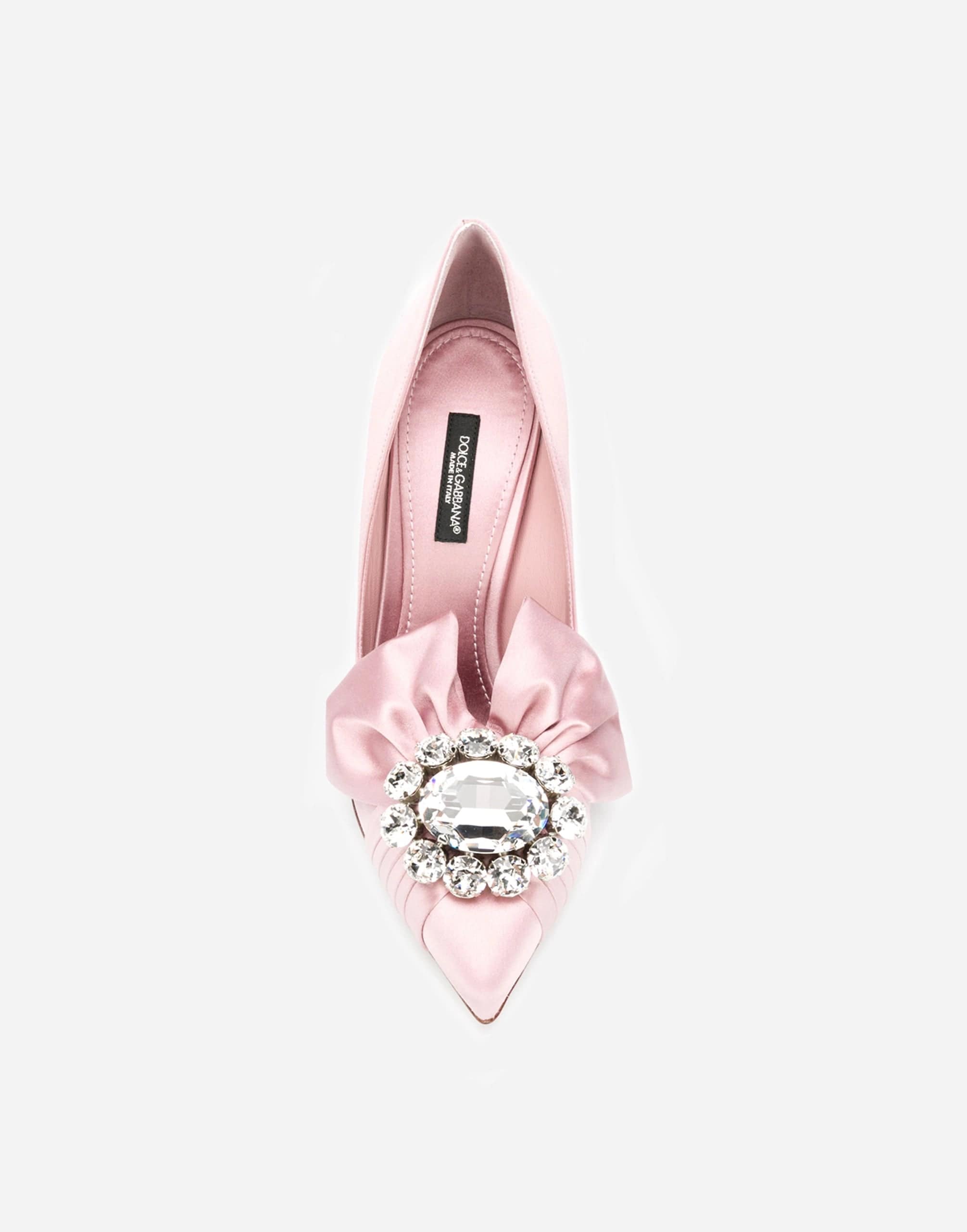 Dolce & Gabbana Pointed Toe Crystal-Embellished Pumps