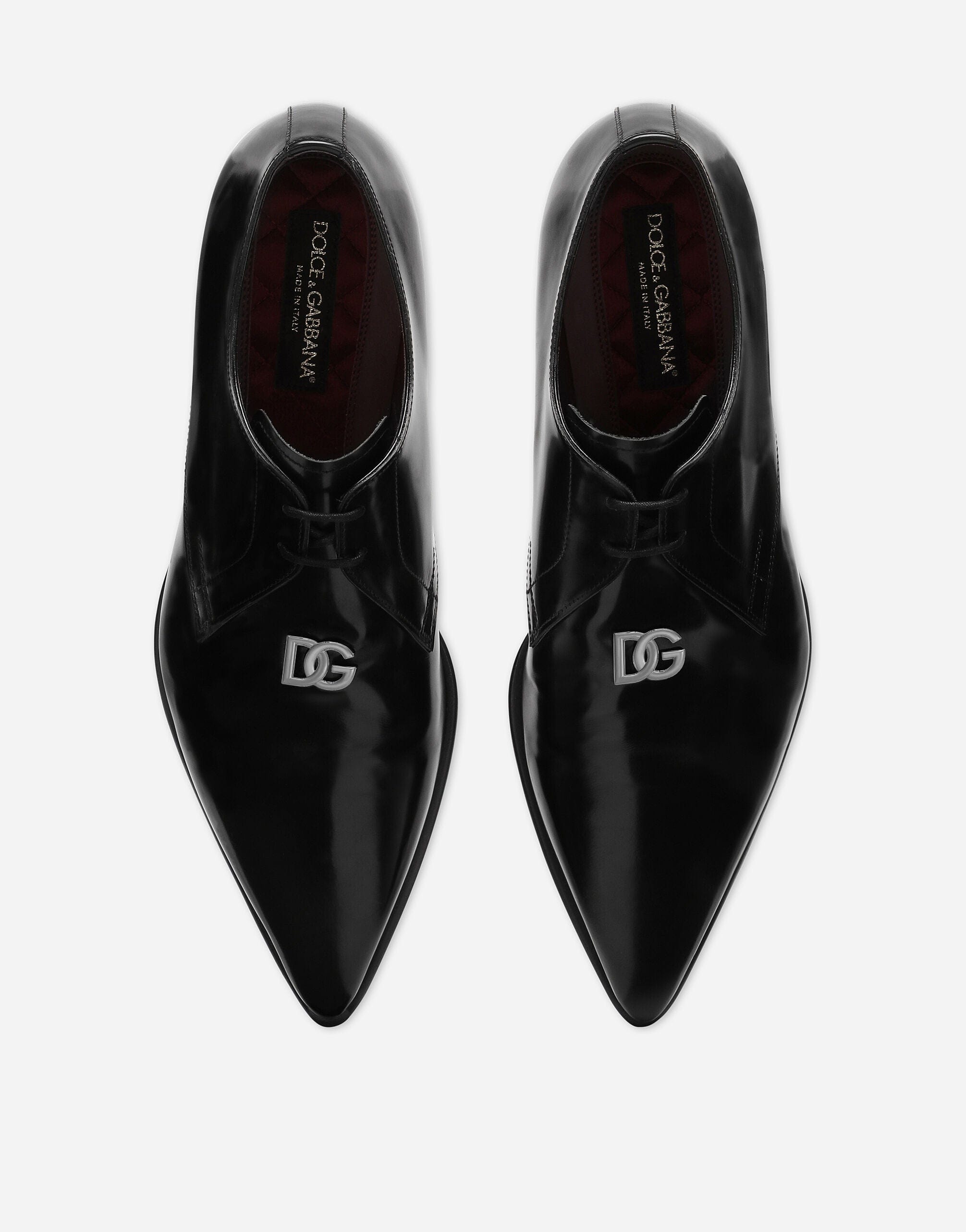 Pointed-Toe Derby Shoes