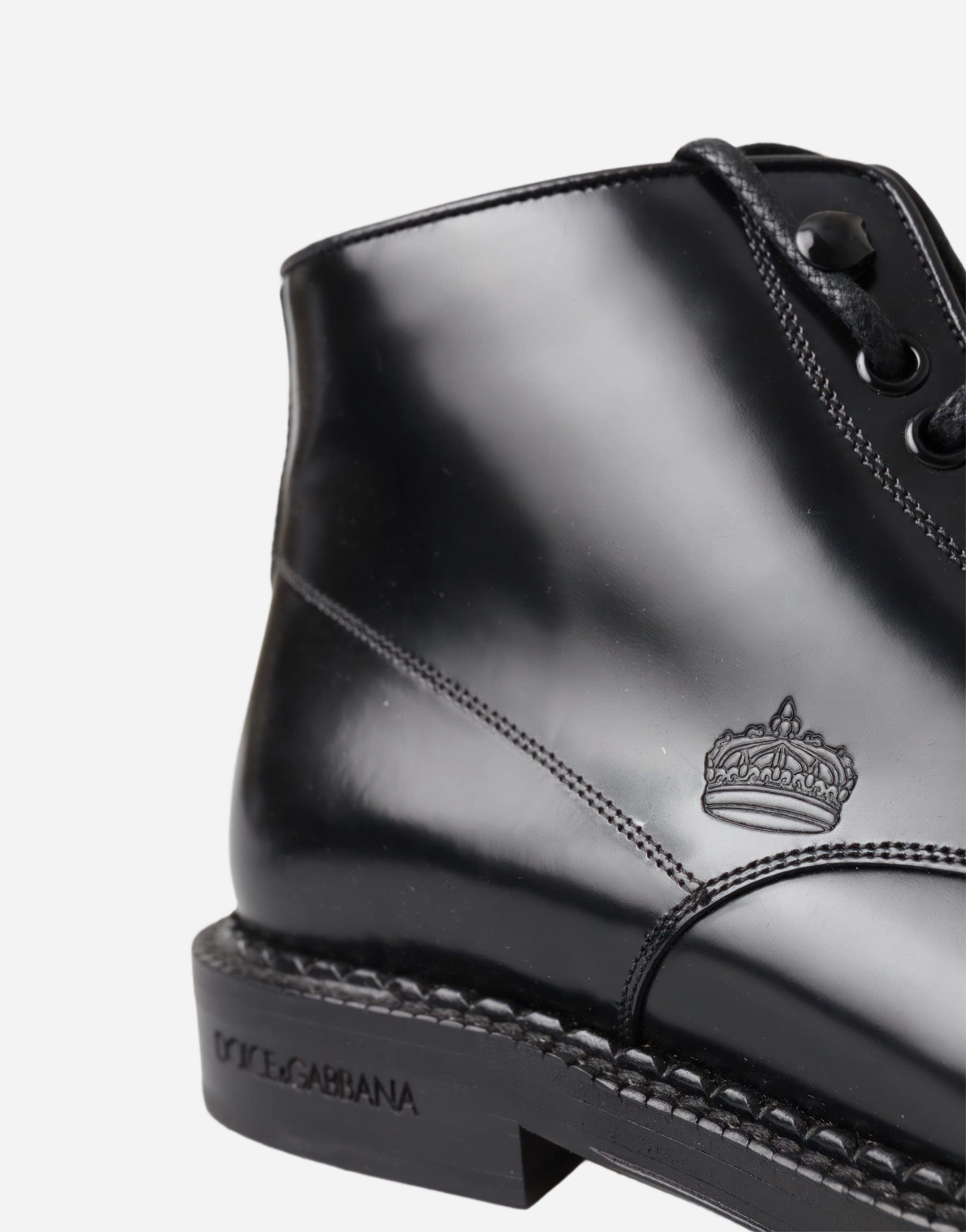 Dolce & Gabbana Polished Leather Ankle Boots | Sendegaro JP Dolce & Gabbana Polished Leather Ankle Boots | Sendegaro JP