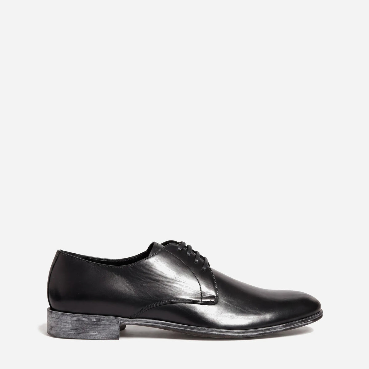 Dolce & Gabbana 艶出しレザーのダービー紳士靴 | Sendegaro JP