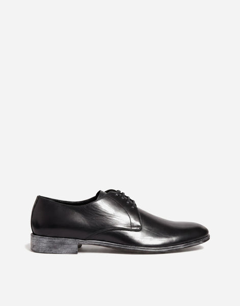 Dolce & Gabbana 艶出しレザーのダービー紳士靴 | Sendegaro JP