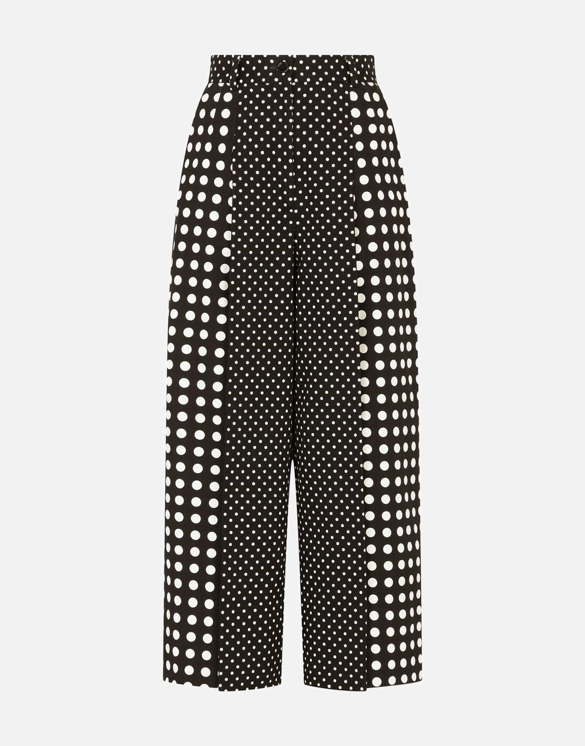 Polka Dot Crop Trousers