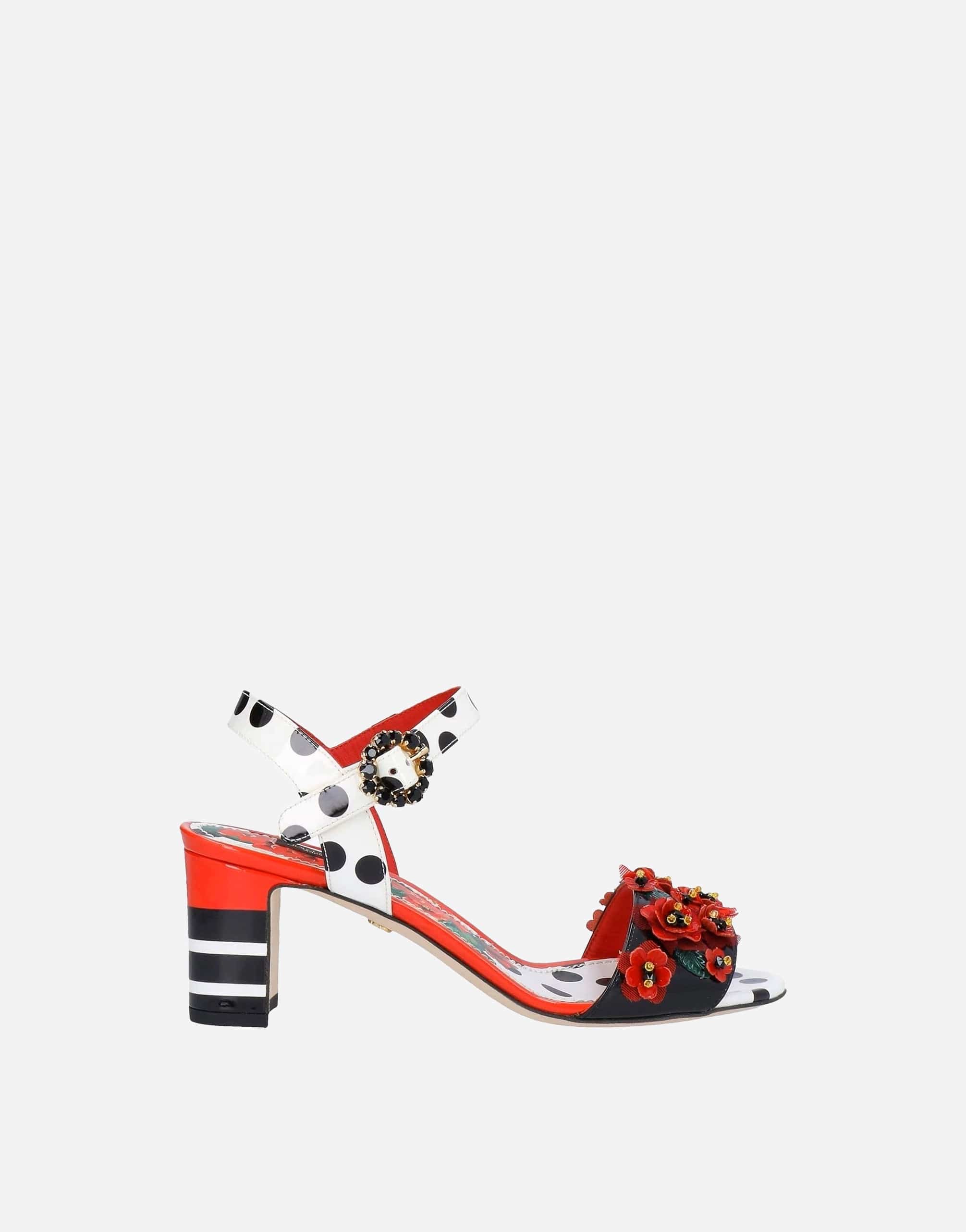 Dolce & Gabbana Polka Dot Embellished Sandals