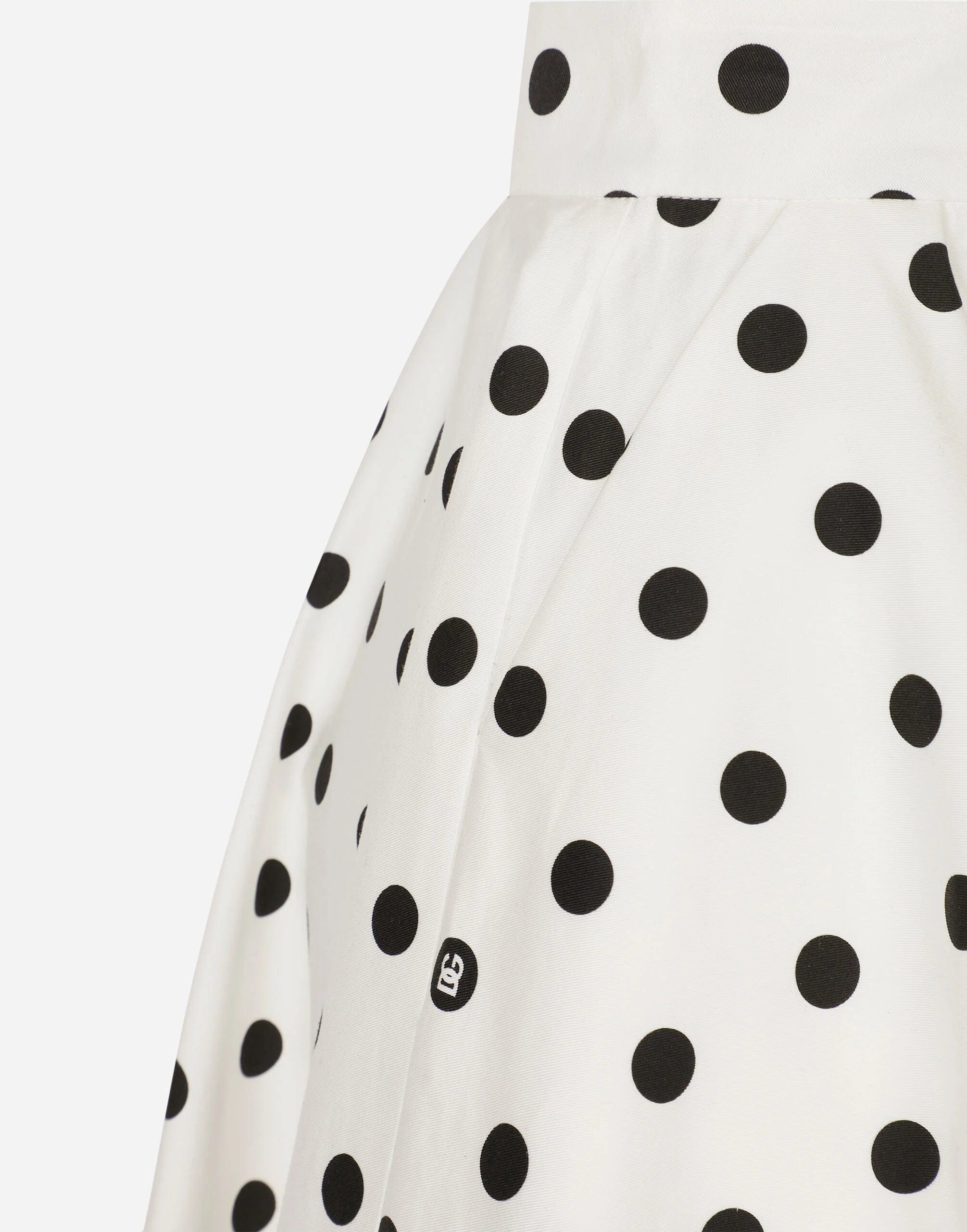 Dolce & Gabbana Polka-Dot Midi Skirt